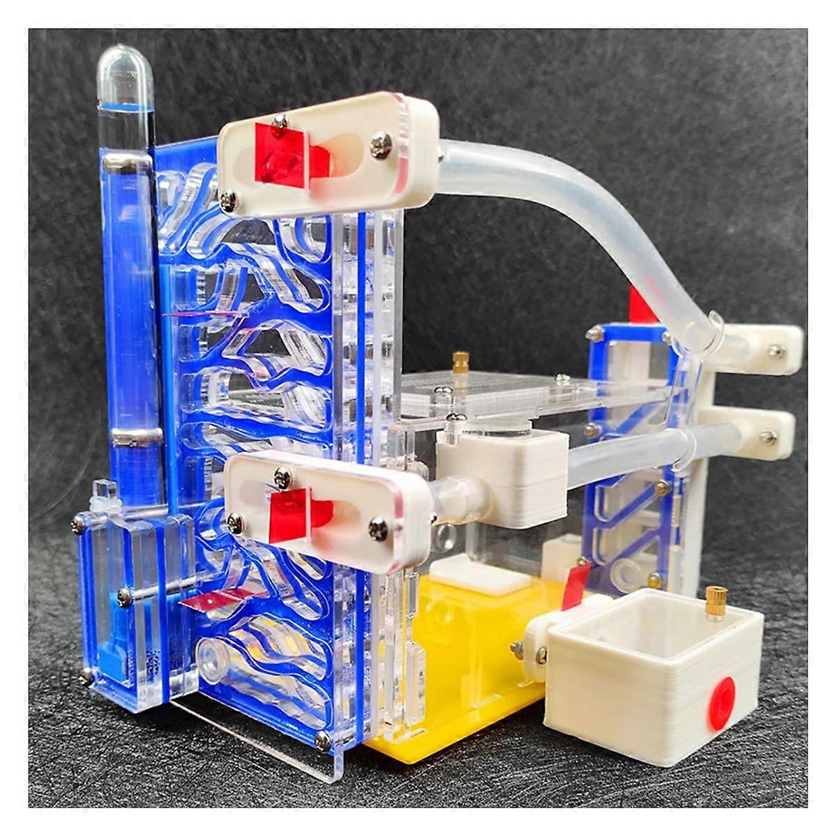 Ant Farm DIY Insect Feeding Nest 3D Acrylic Habitat Castle Villa 21x11x15cm Formicarium Display Box for House Ants Blue