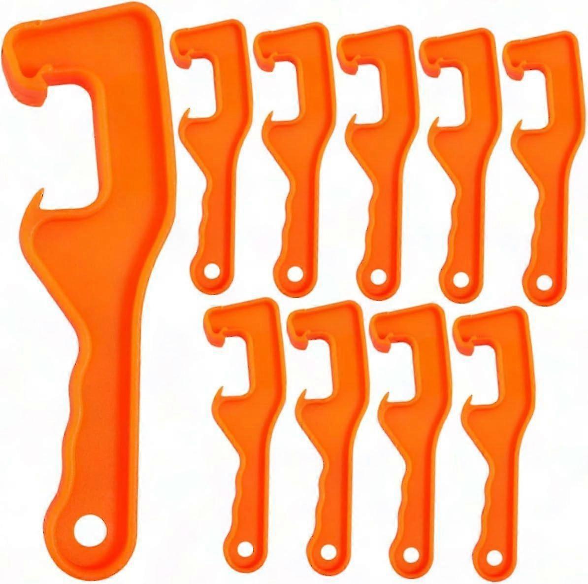 10Pcs Multitool Bottle Opener Paint Bucket Lid Lifter Hand Tool Set for Ship & Ink Barrels