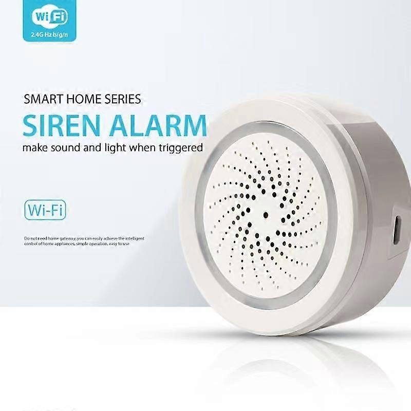 Tuya smart wifi sound and light alarm security alarm HG