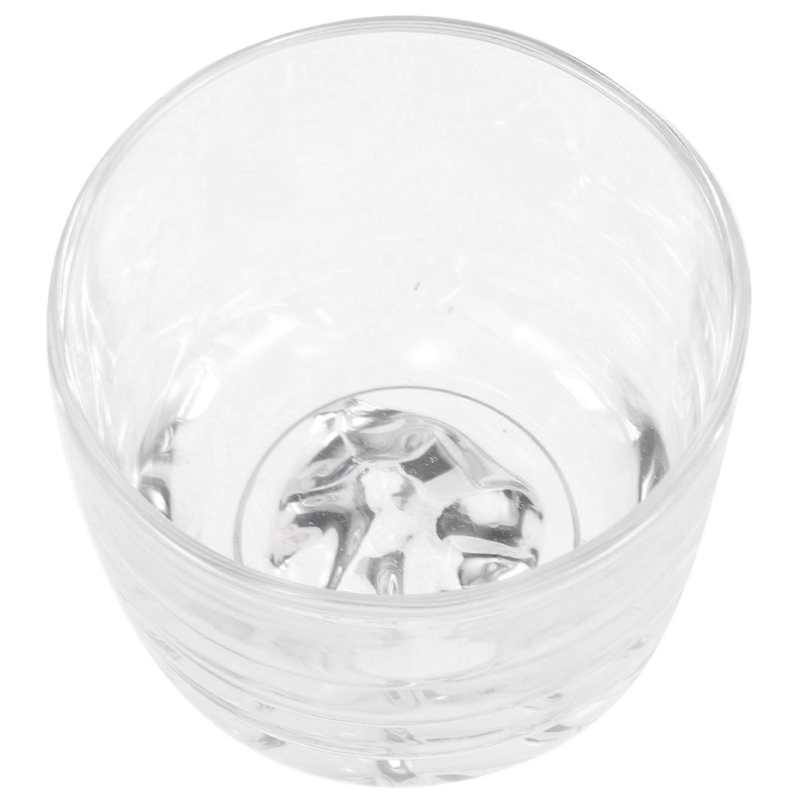 Japanese Sake Cup Glass Transparent Design Drinking Cup for Home Use Suitable for Sake Tea Spirits Parties Family Gatherings