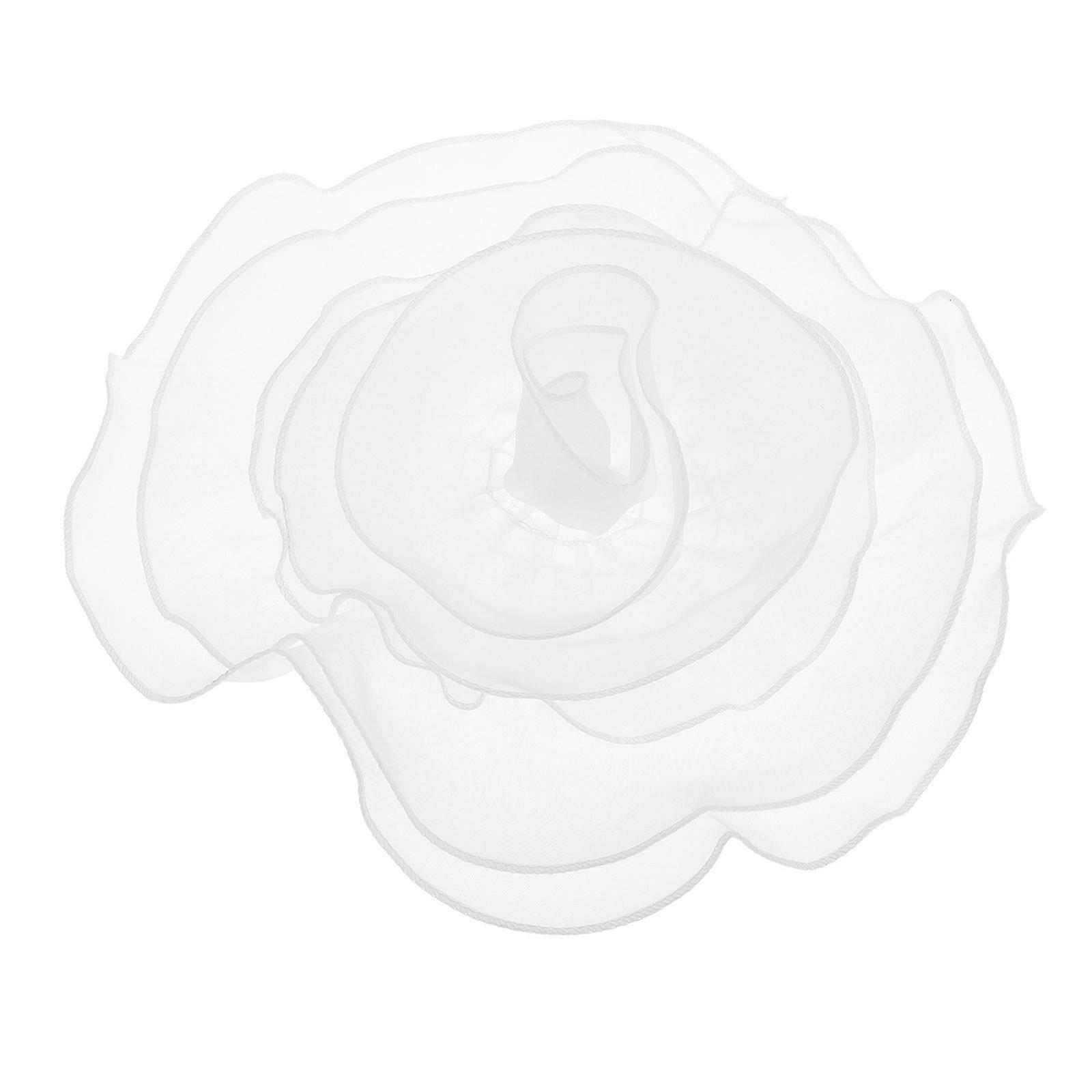 a polished and engaging product description for your **Large Organza Flower Brooch Pin**:
**Elegant Large Organza Flower Brooch Pin – Statement
