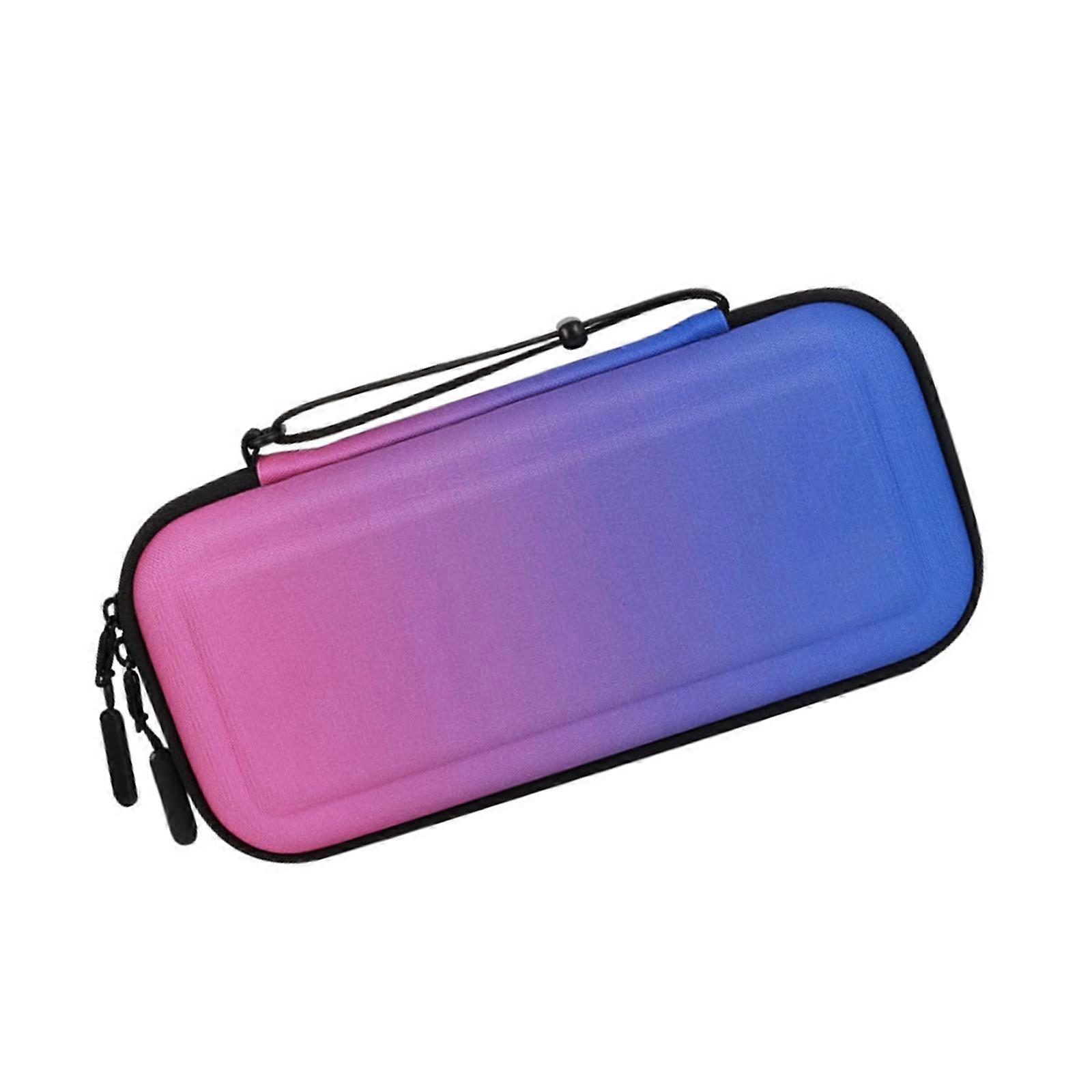 Console Protective Case Organsier Bag With Game Card Compartment for NS2 Trendy Design Portable Carrying Solution  Gradient purple