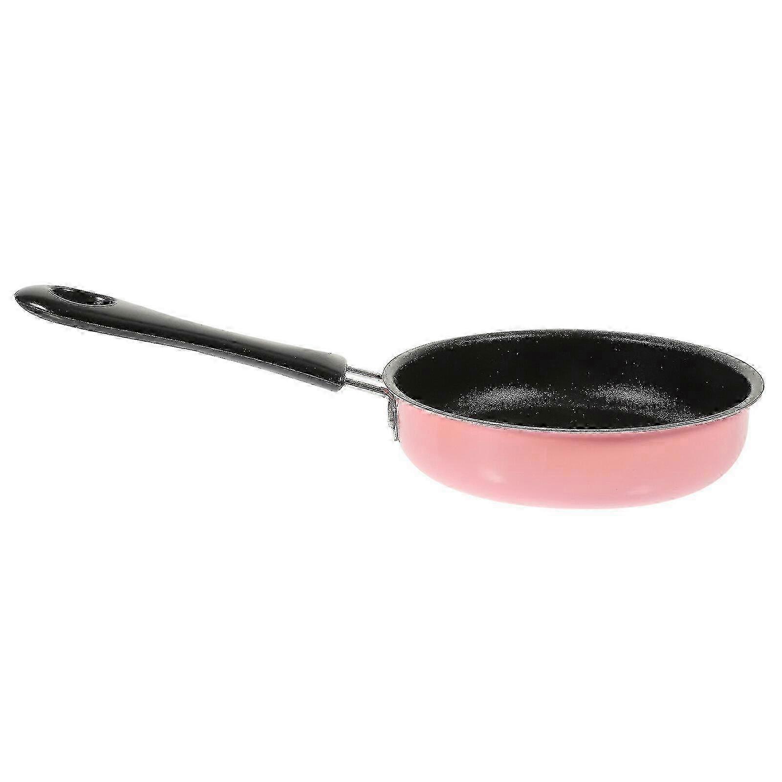 Stainless Steel Grill Pan Set with Egg Cooker & Omelet Pan for Bread Making, 25x13x3cm in Pink