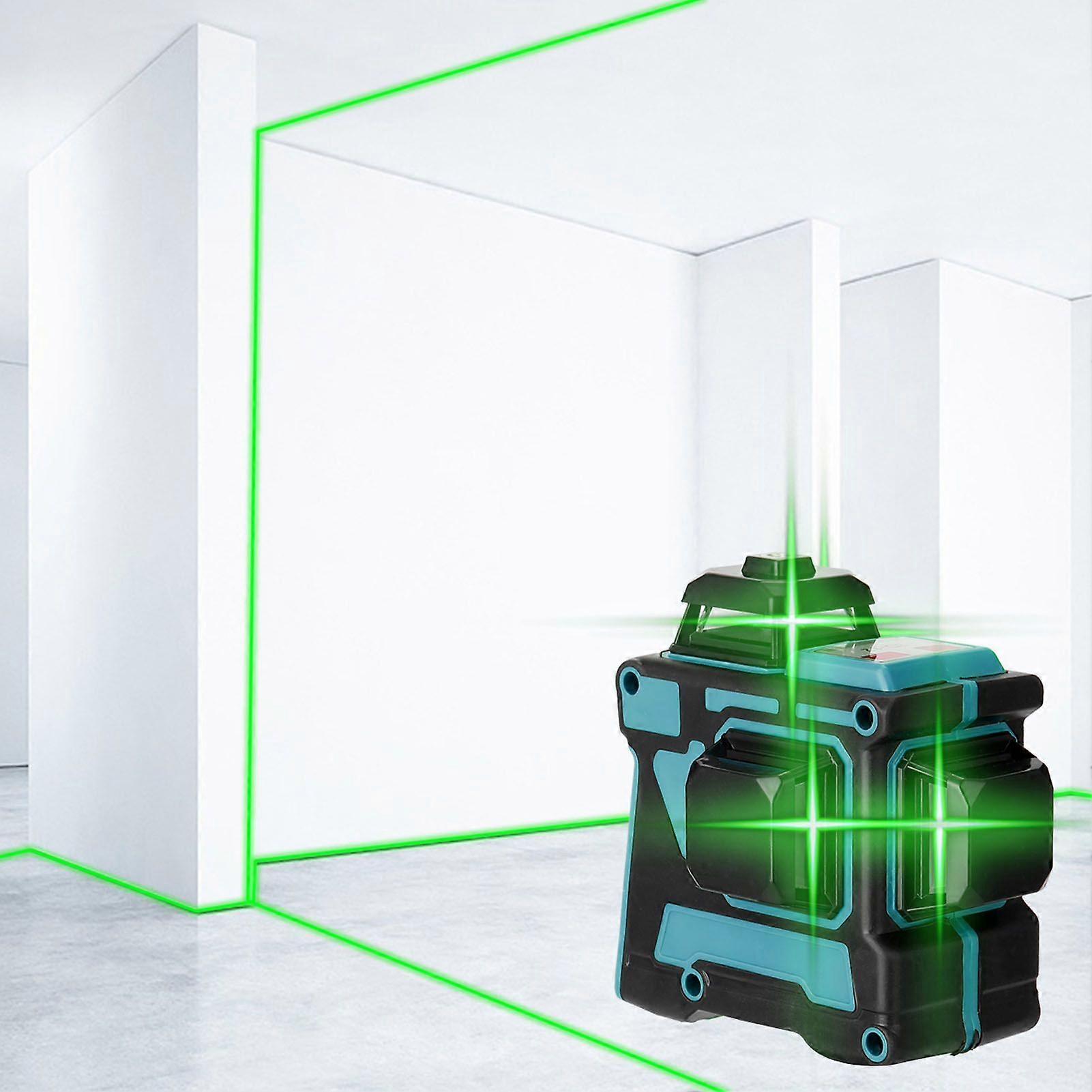 Multifunctional 3D 12 Lines Laser Level Tool Vertical Horizontal Lines with Self-leveling Function