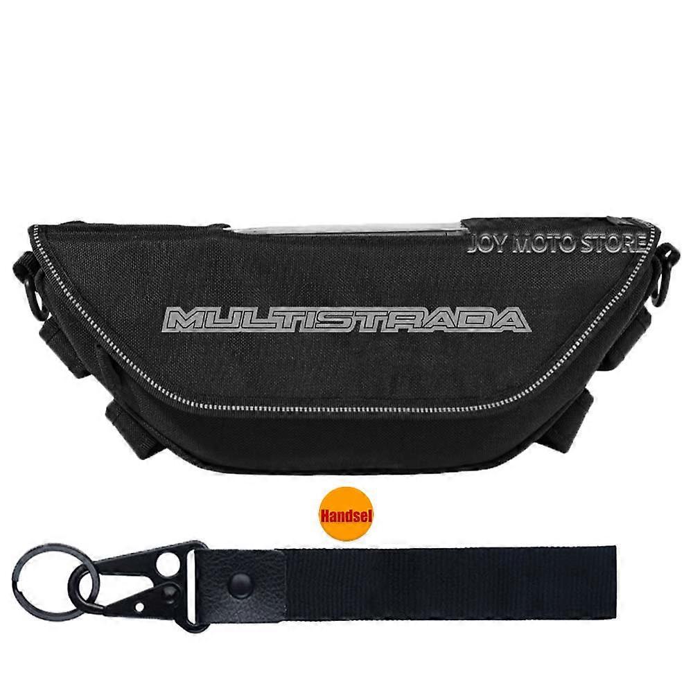 For Multistrada v4 s rs rally Motorcycle accessories tools bag Waterproof And Dustproof Convenient travel handlebar bag -Q