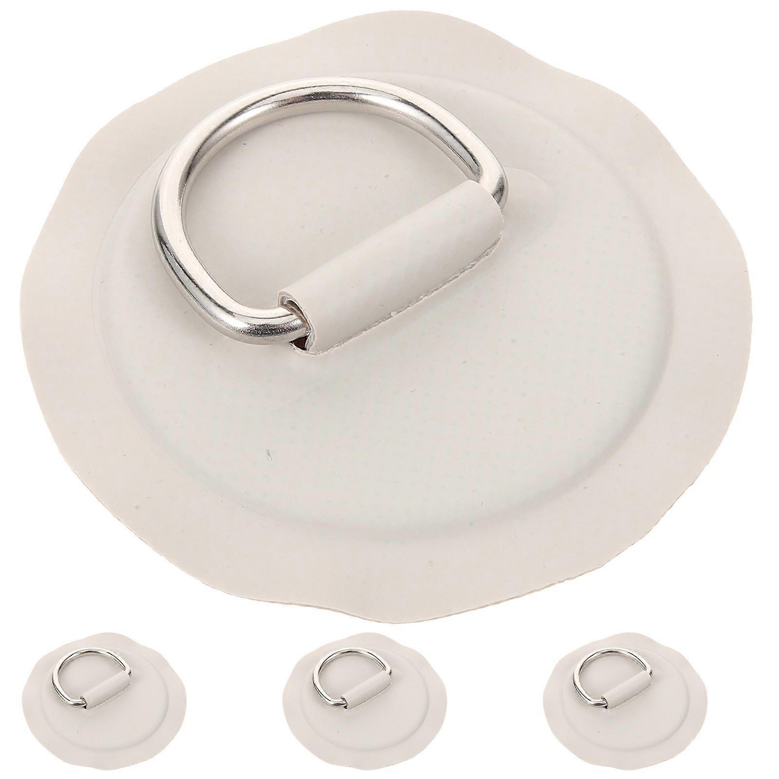 Boat Buckle Kayak Paddleboard Buckle D-Shape Ocean Lake Water Sports Pvc Grey for Portable Use 4Pcs