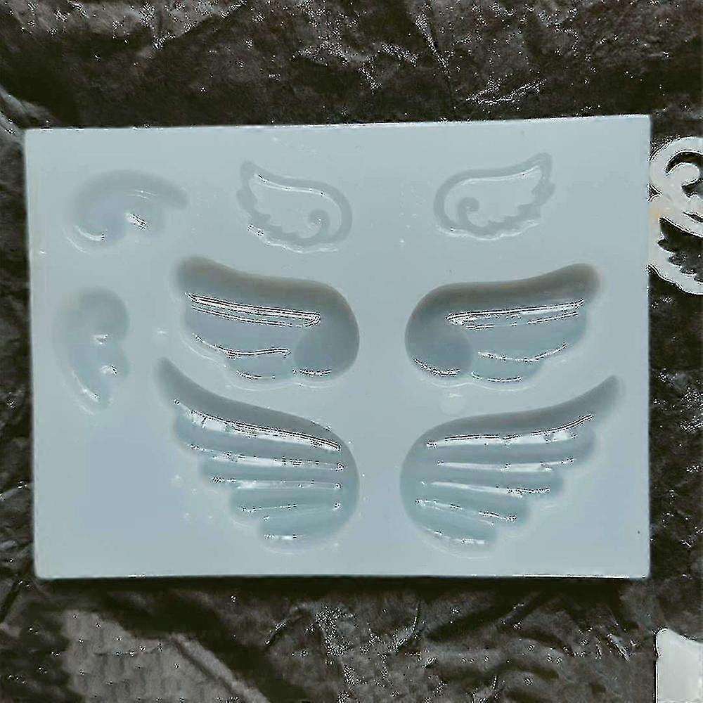Hmwy-Silicone Wings Shape Molds Epoxy Resin Fondant Diy Craft Mould...