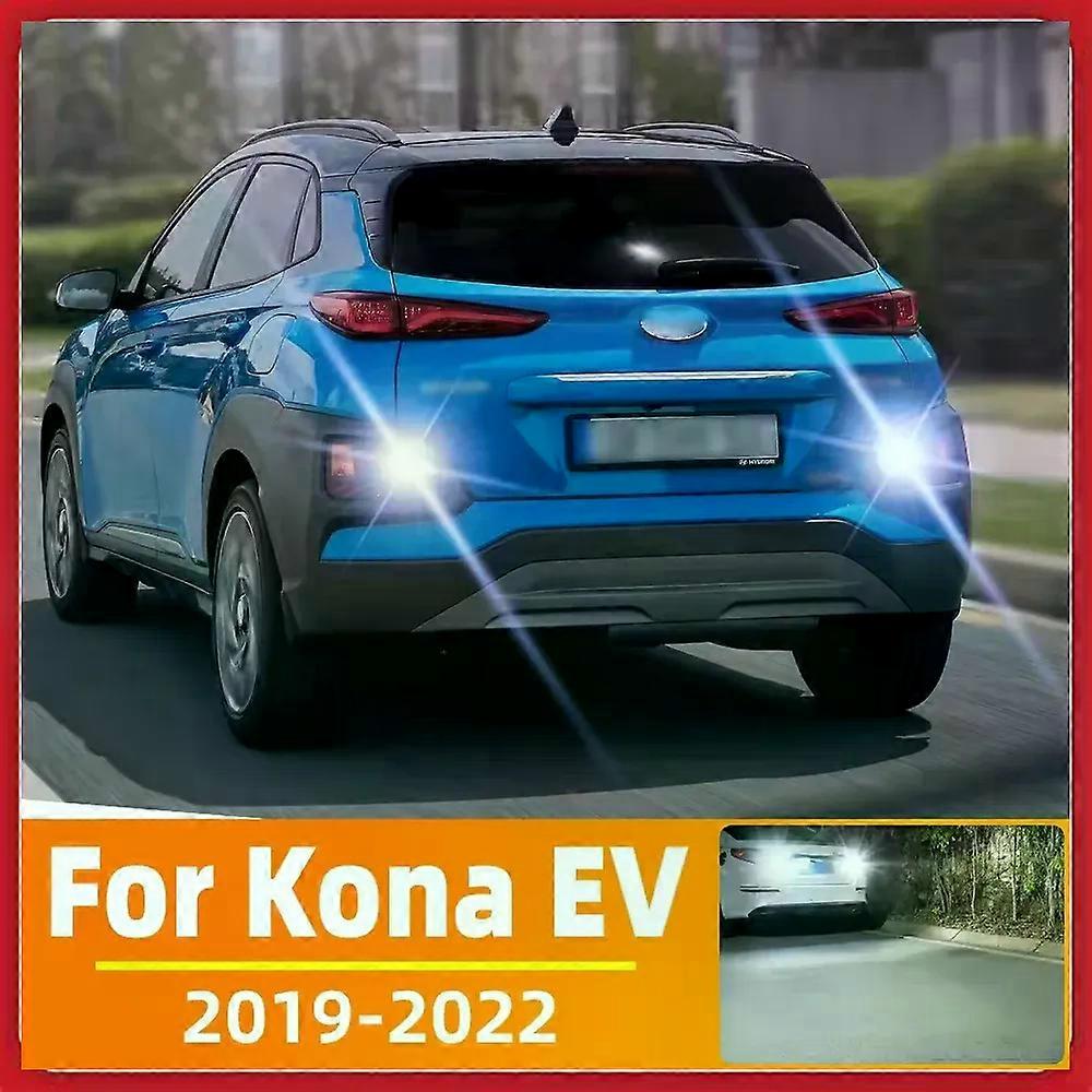 2PCS Back Up Lamp For Hyundai Kona EV 2019 2020 2021 2022 LED Backup Reversing Light Super Bright Canbus Error Free
