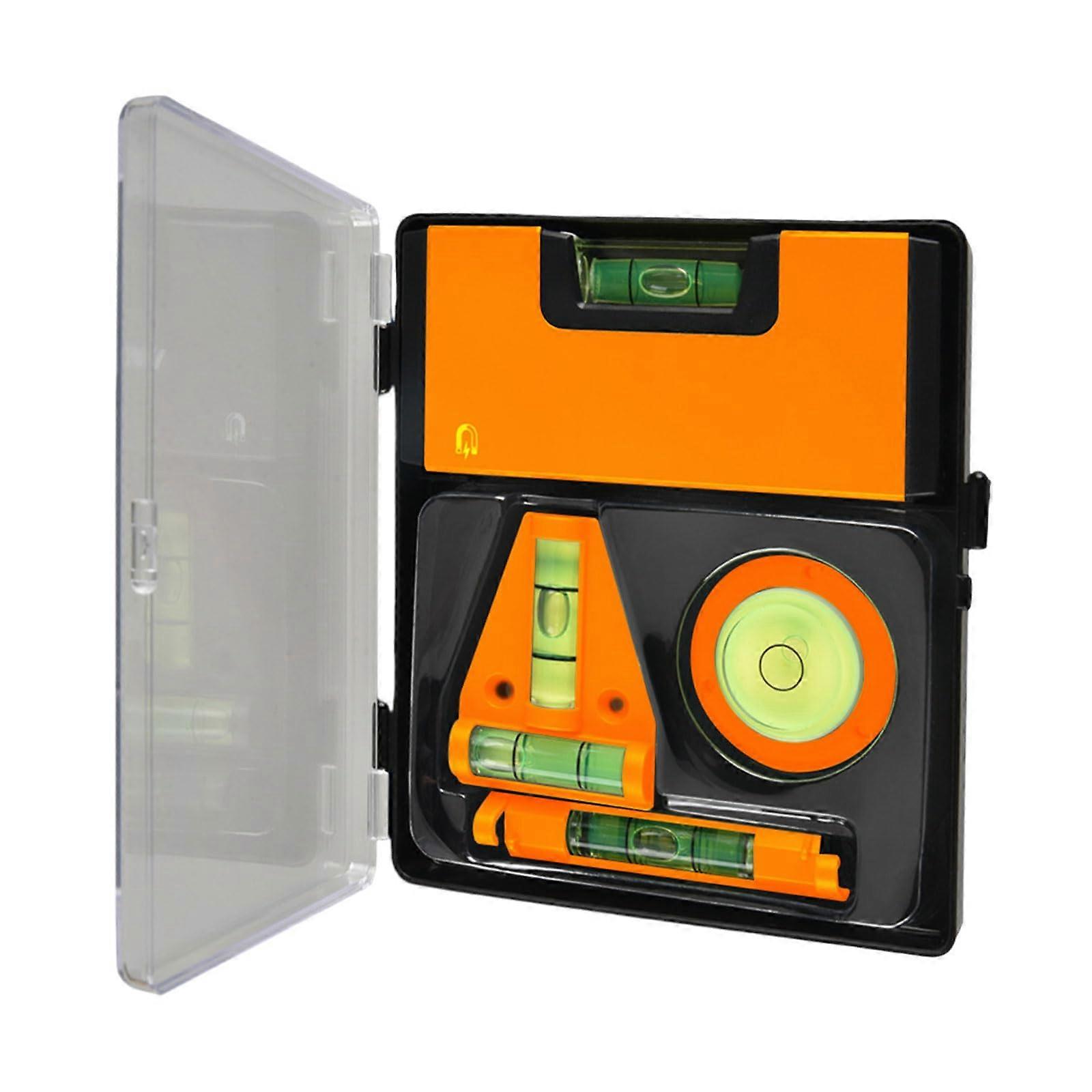 Magnet Pocket Levels Horizontal And Vertical Magnetic Bubble Level For Metal Surfaces