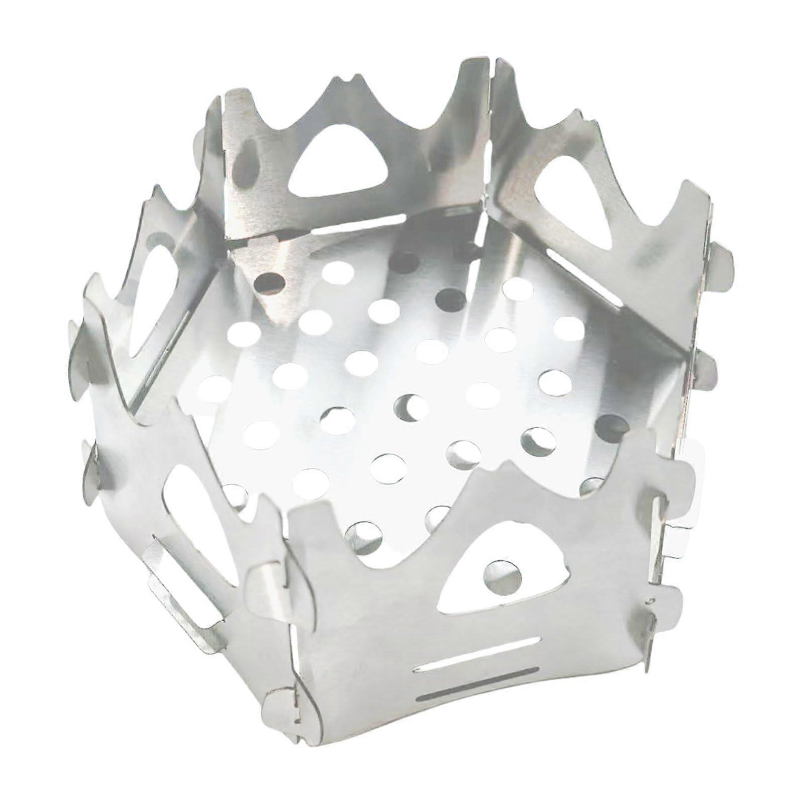 Folded Outdoor Picnics Stove  Windproof Foldable Camping Stove For Hiking And Picnics