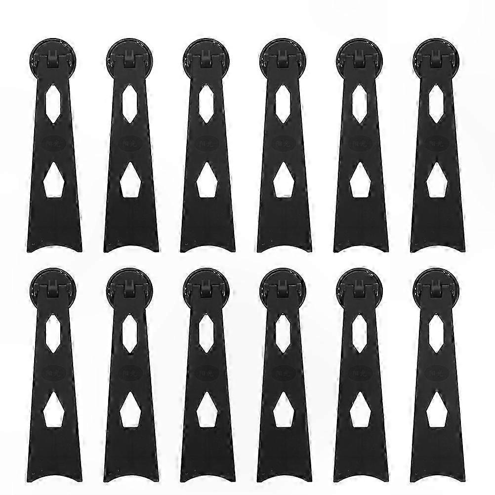 12-Pack Crystal Display Stands for Photos & Artwork Support