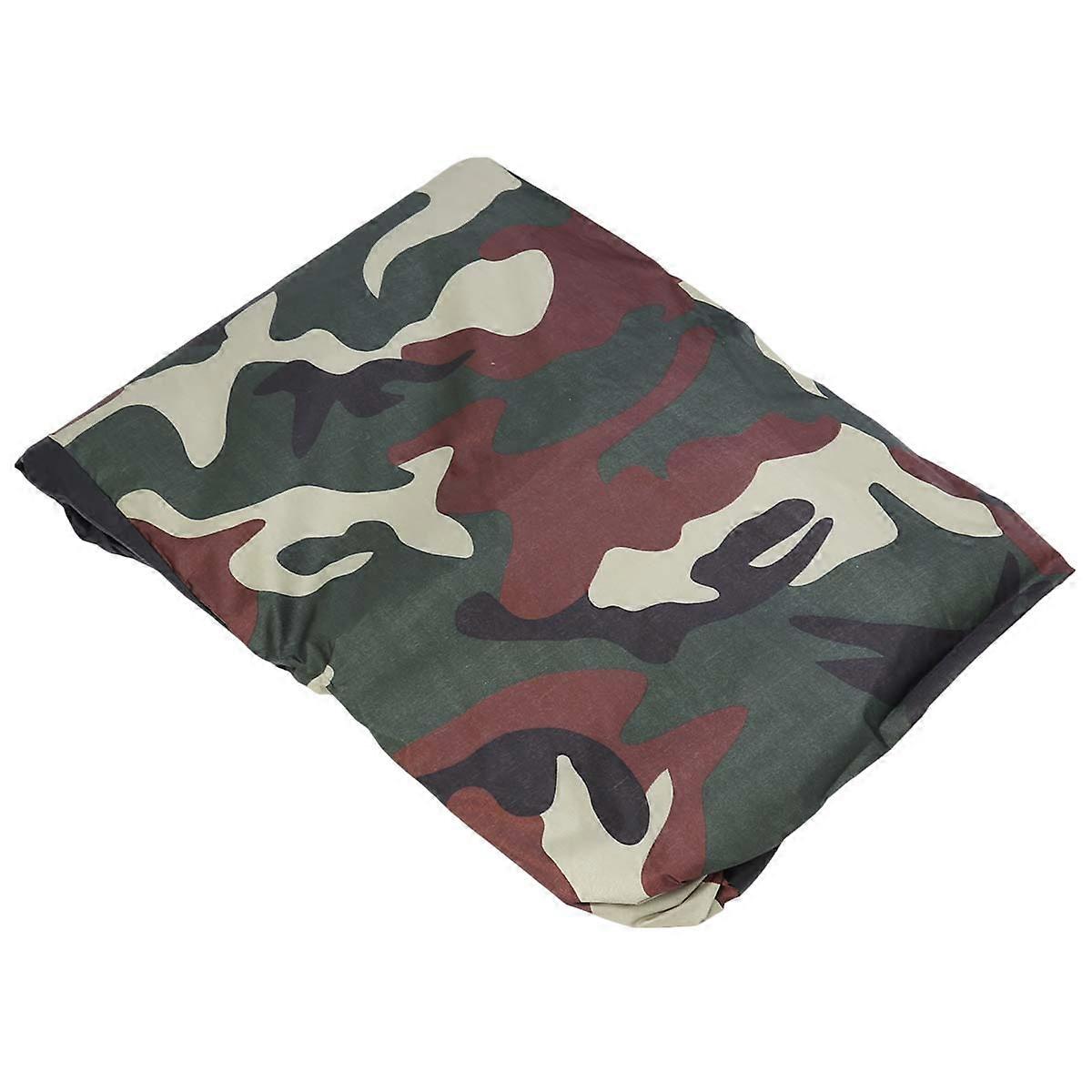 Scooter Cover Waterproof Outdoor Motorcycle Rainproof Cover Camouflage Polyester Size 90.6×37.4×49.2in 1 Cover
