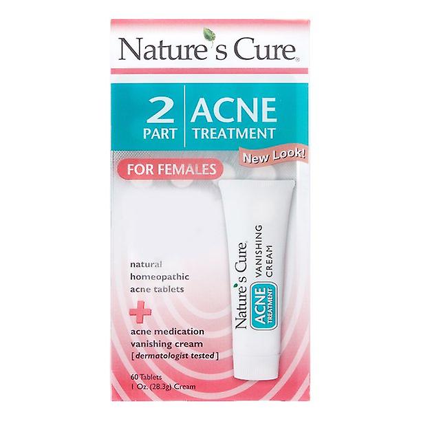 Nature's Cure 2 Part Acne Treatment For Females 1 Oz