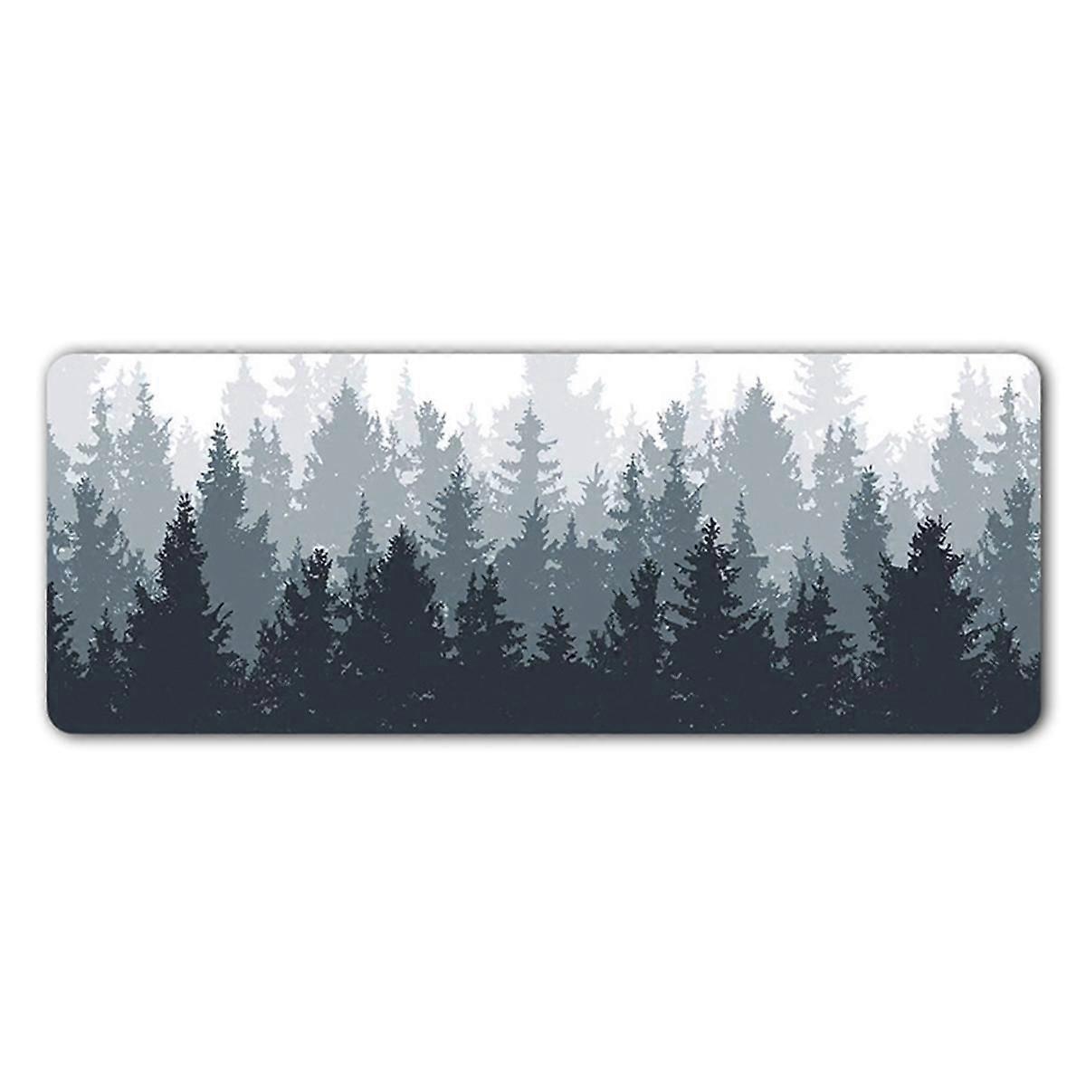 Forest Mouse Pad Mat (31.5X11.8 In) Extended Gaming Mouse Pad with Non- , Topographic Contour Exten