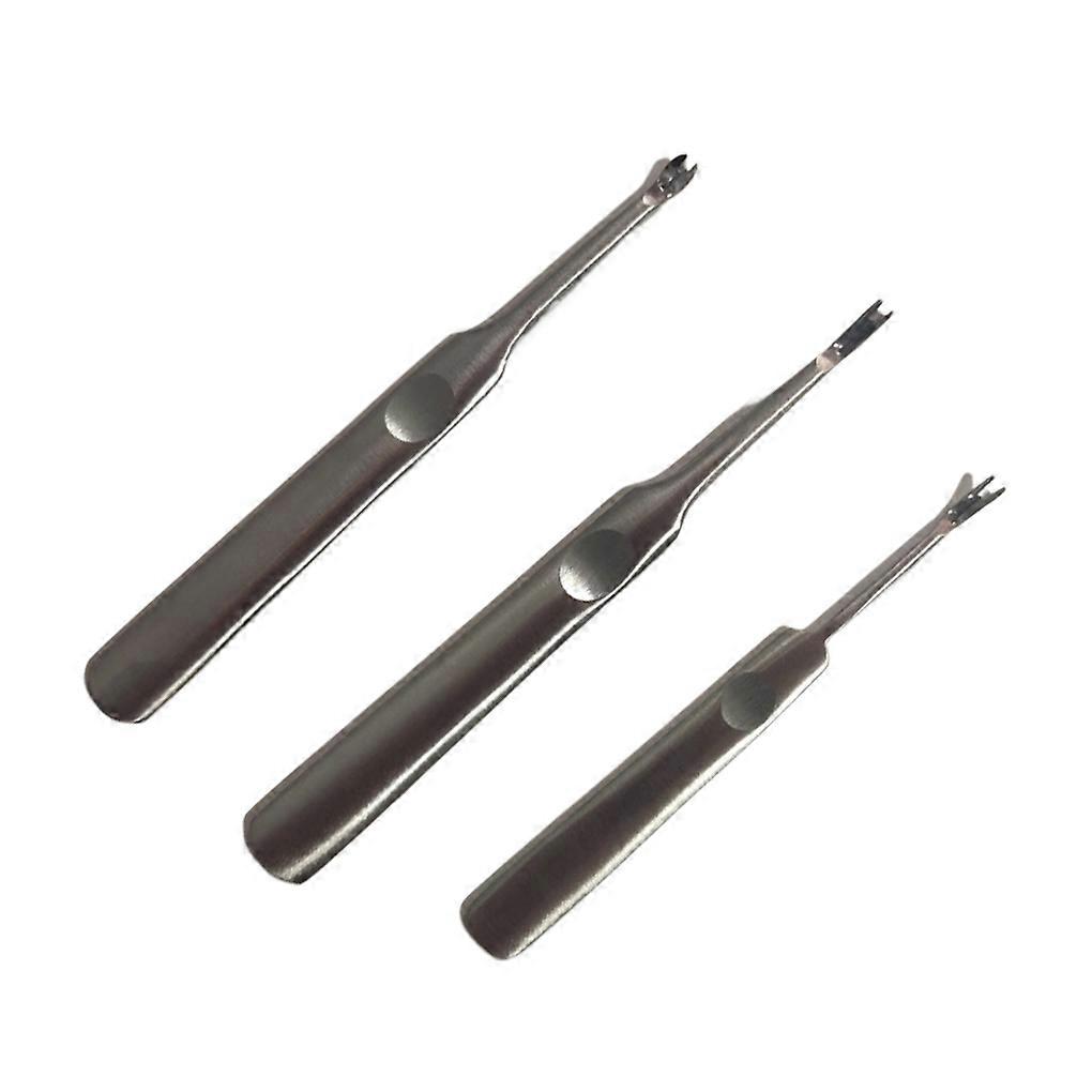 3 Pieces/Set Leather Edge Beveler Groovers U V Shape Leathers Grooving Tool Leathercraft Tools Handtool Handicraft