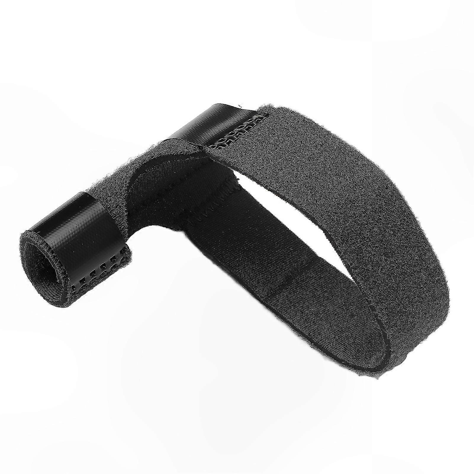 Adjustable Toe Support Brace for Fracture Recovery and Curvature Correction with Multi-Adhesive Strips