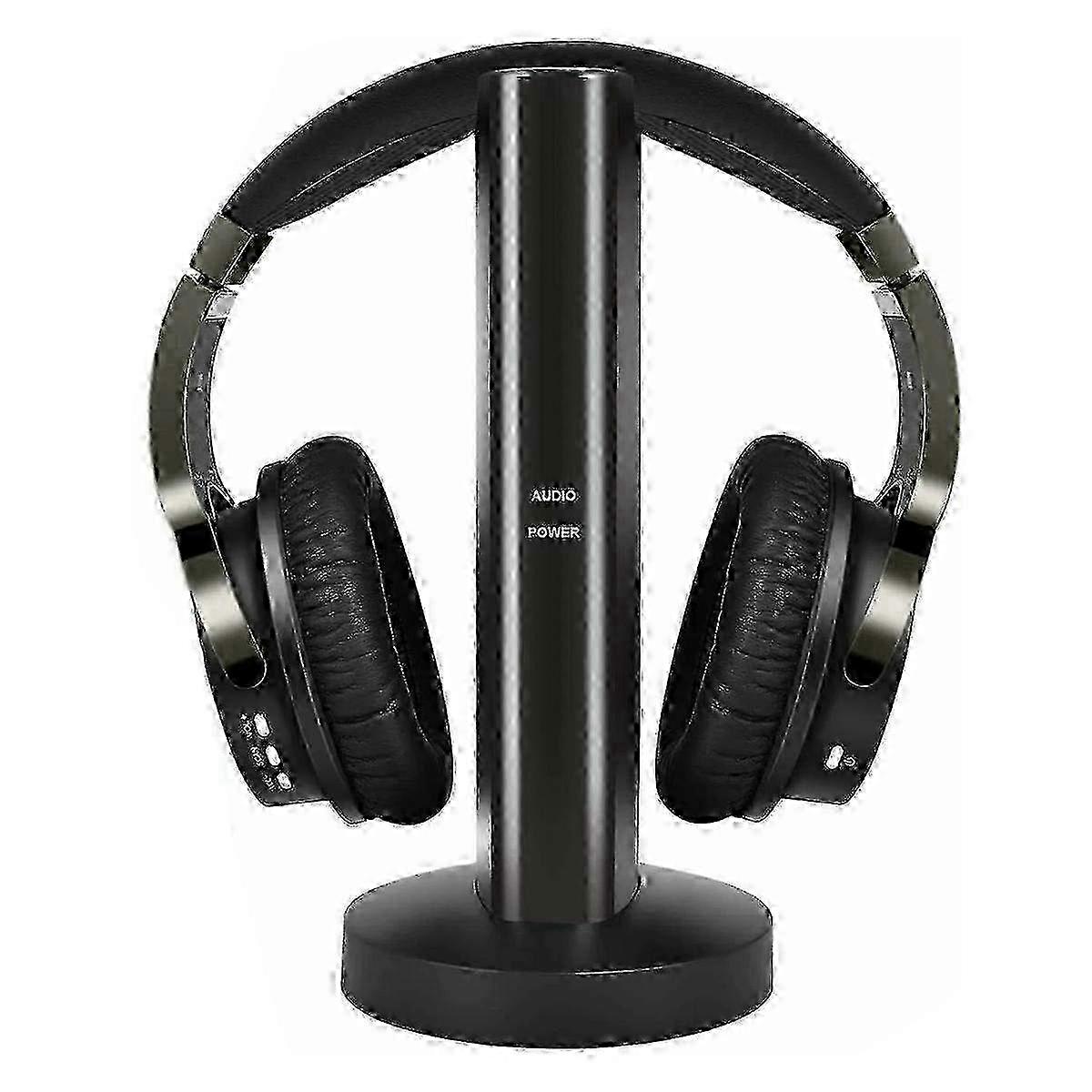 Wireless Digital RF TV Headphones with Transmitter for Clear Audio Streaming and Comfortable Listening