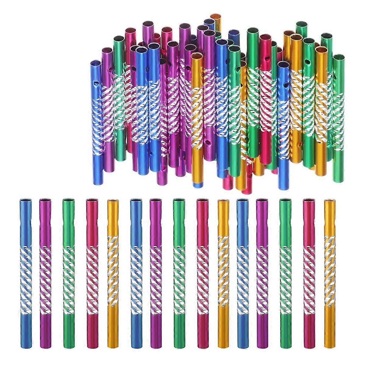 DIY Aluminum Wind Chime Tubes Set 150pcs 6x78mm Empty