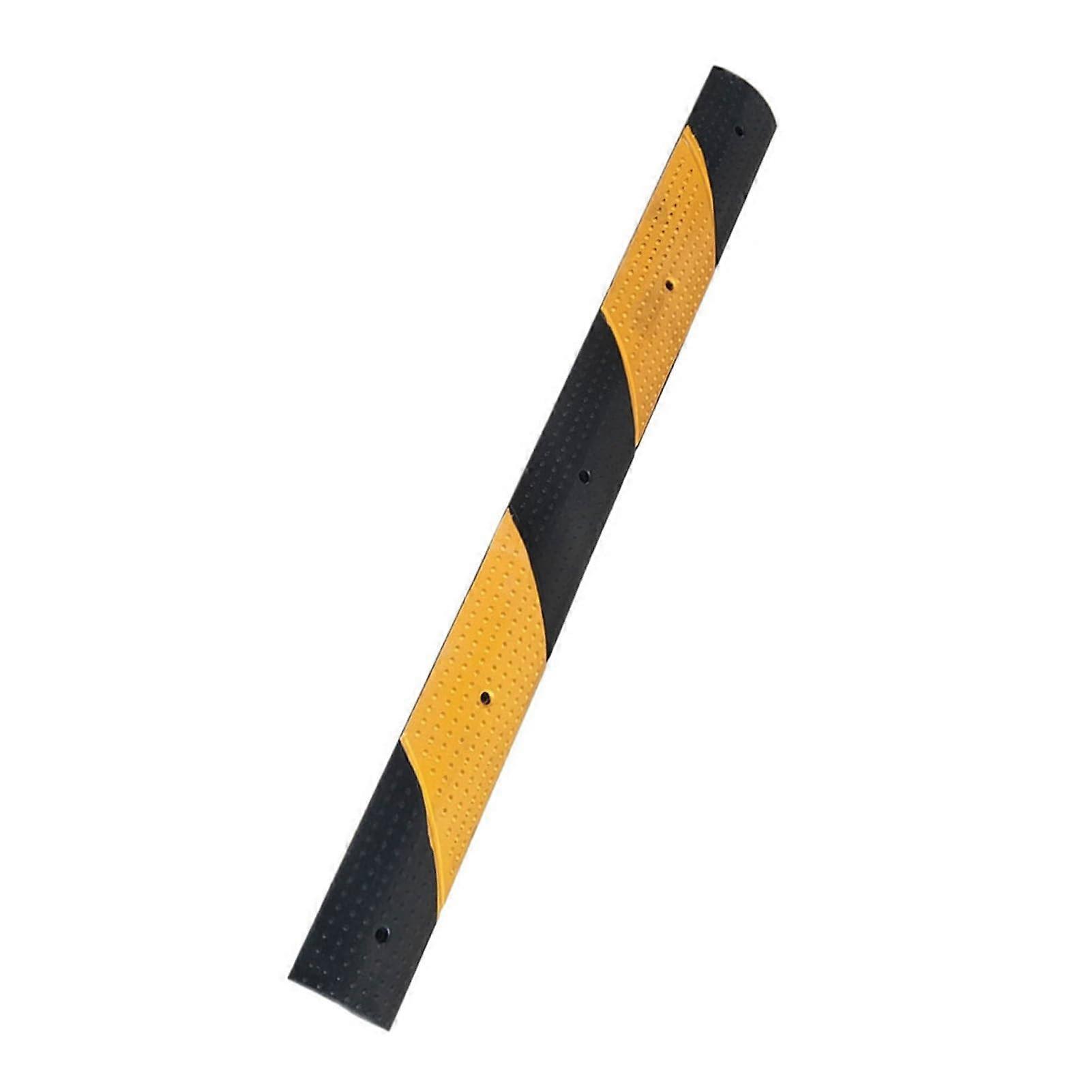 Speed Bump Miniature Modular Light Rubber Service Ramp 39.4 Inches By 3.9 Inches By 0.8 Inches
