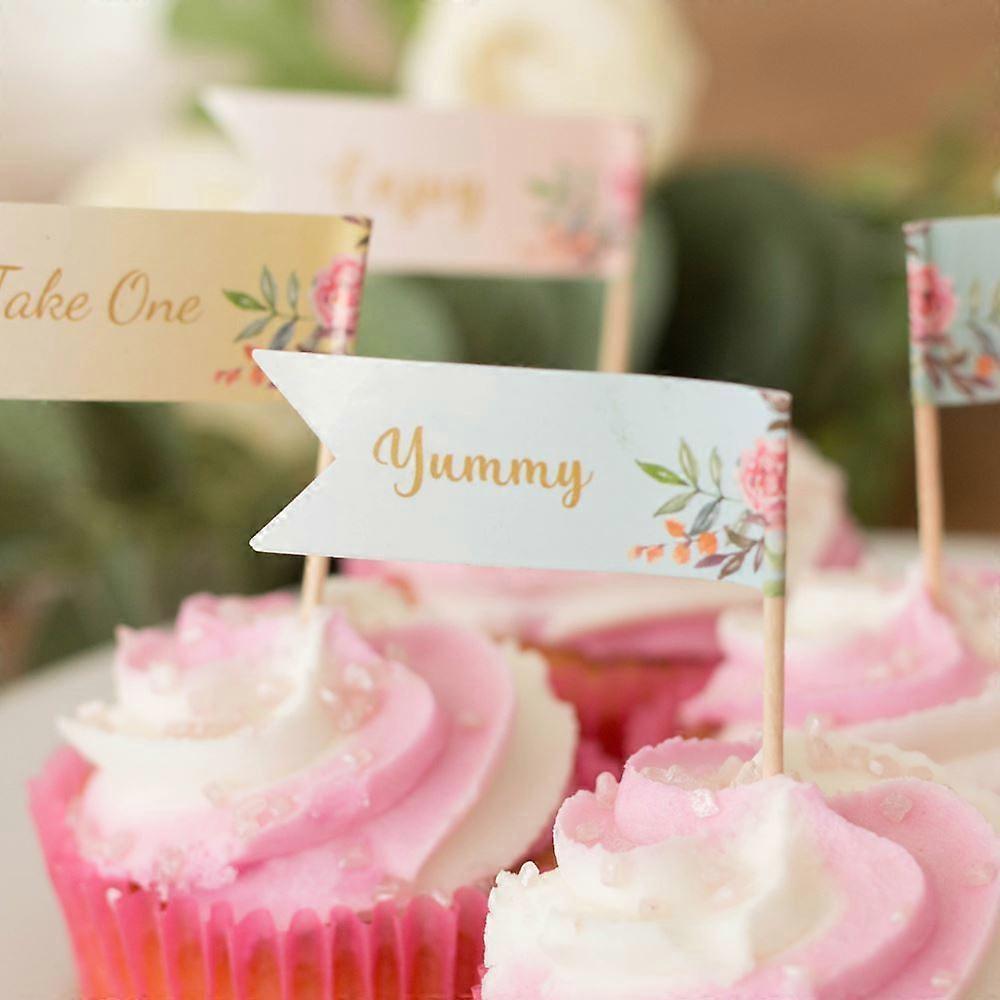 Blomsterflagg Sett med 24 matvalg