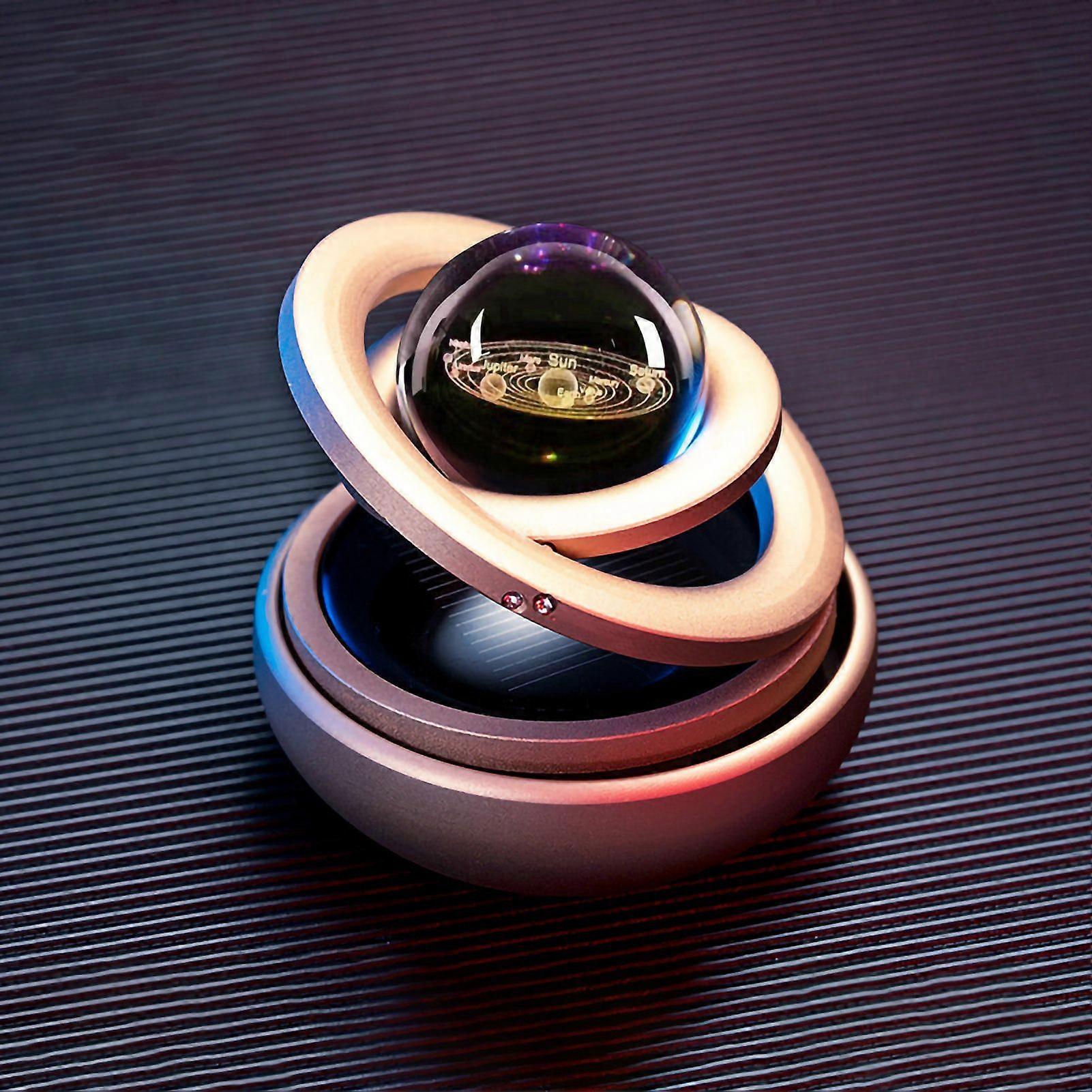 Car Perfume Pendant Galaxy Design Long Lasting Fragrance Solar Energy Rotating Car Aromatherapy Diffuser for GiftsTaurus