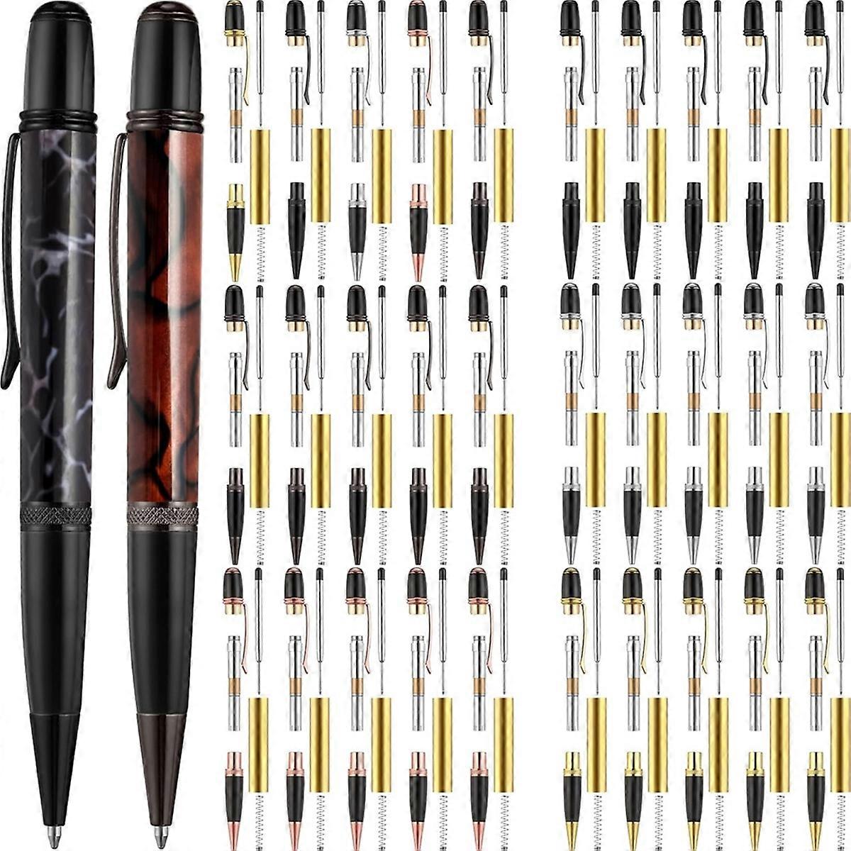 30 Pack Woodturning Pen Kit Twist Ballpoint Pen Kit