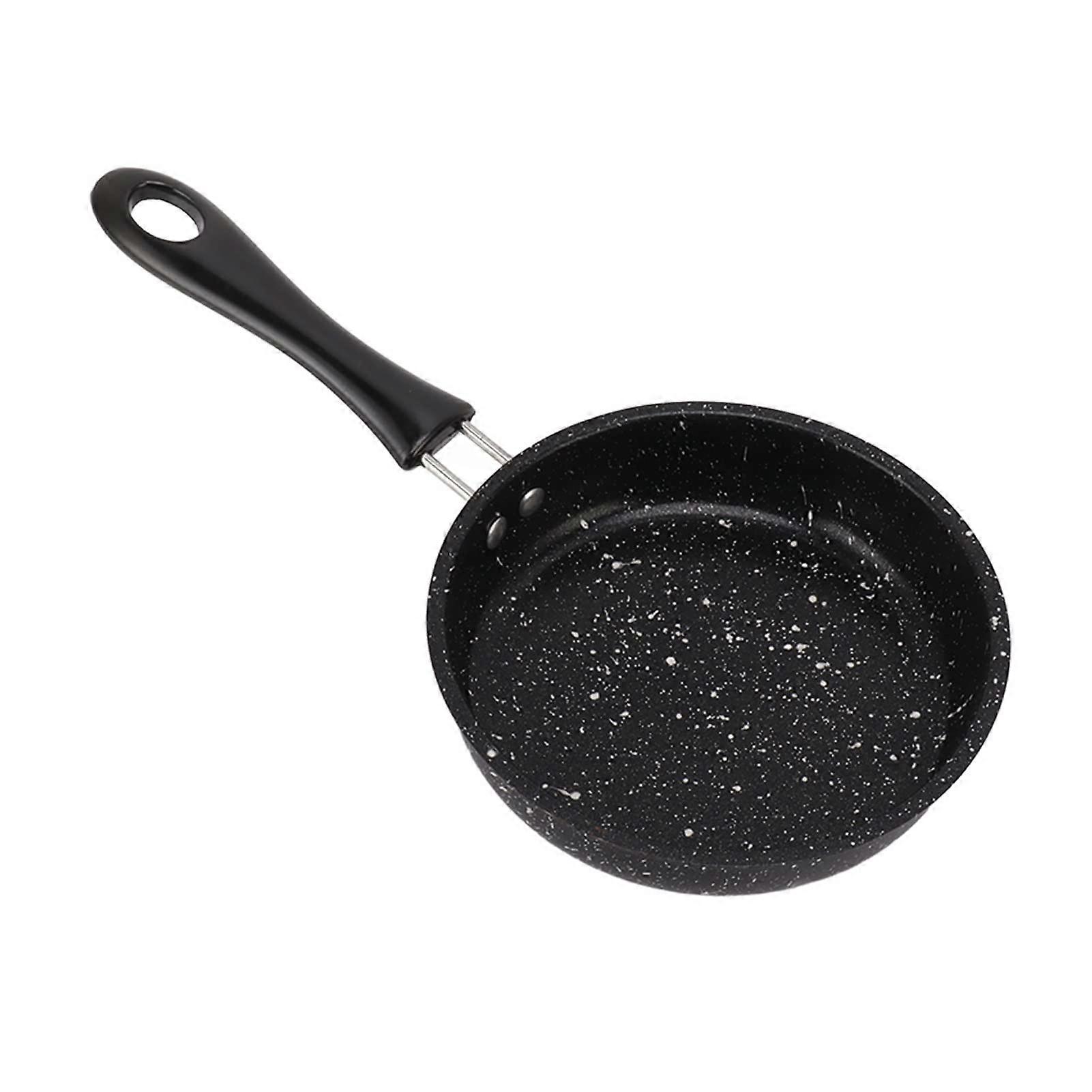 Frying Pan Induction Compatible Stainless Steel Skillet With Ergonomic Handle For Omelette Bacon Steak Onion 12 Cm 14 Cm