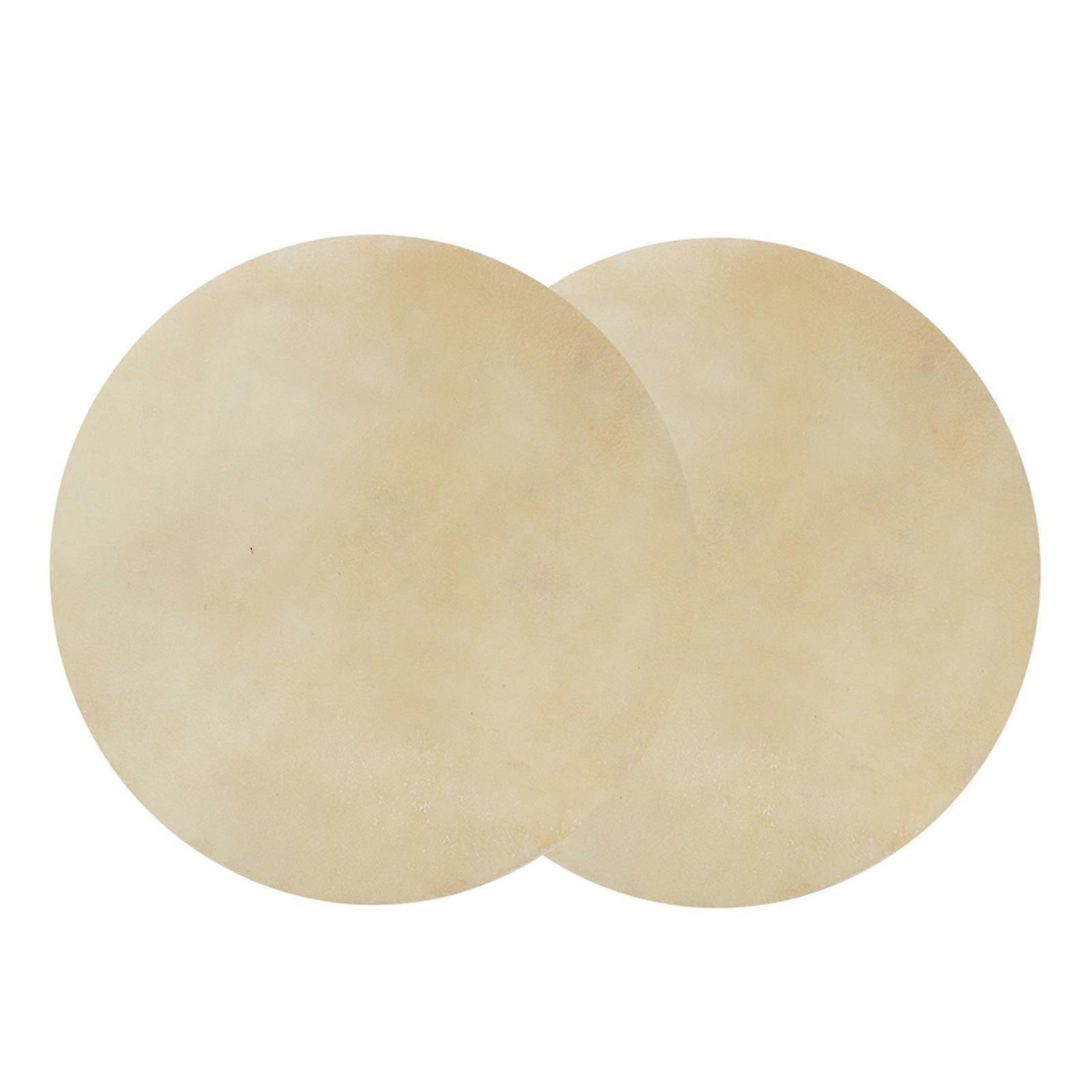 2pcs Drum Head Sheepskin Consistent Clear Sound for African Bongo Drum (12.2in)-2025