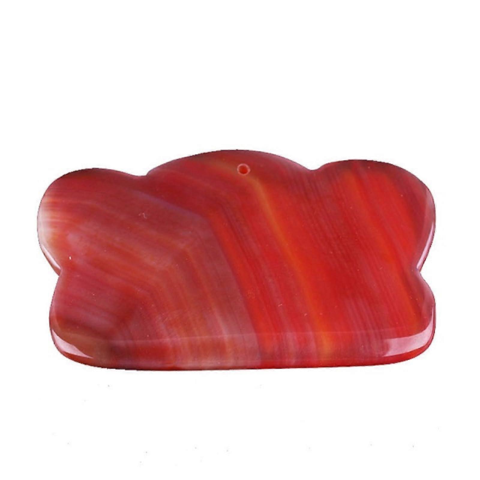 Natural Red Agate Gua Sha Jade Massager Set For Facial And Body Use Handheld Stone Therapy Tools