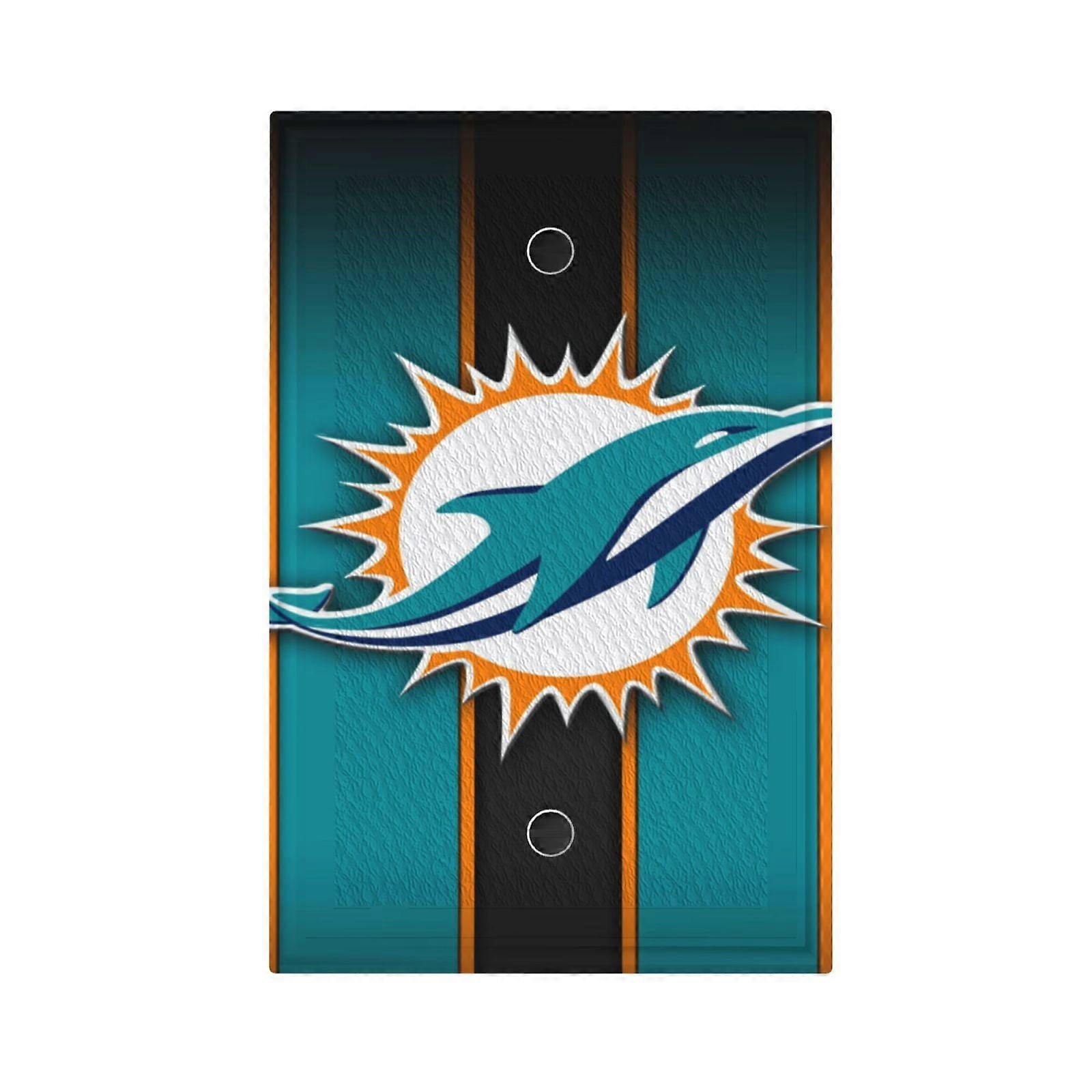 Dolphins Switching Lights Single Leather Roman Frame Switch Panel Wall Panel Single Double/Pull Light Switch