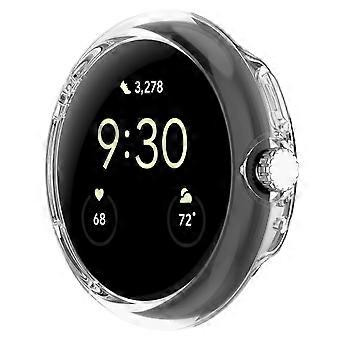 For Google Pixel Watch 2/Pixel Watch Hard PC Watch Case Half Cover Hollow Anti-scratch Protective Sh