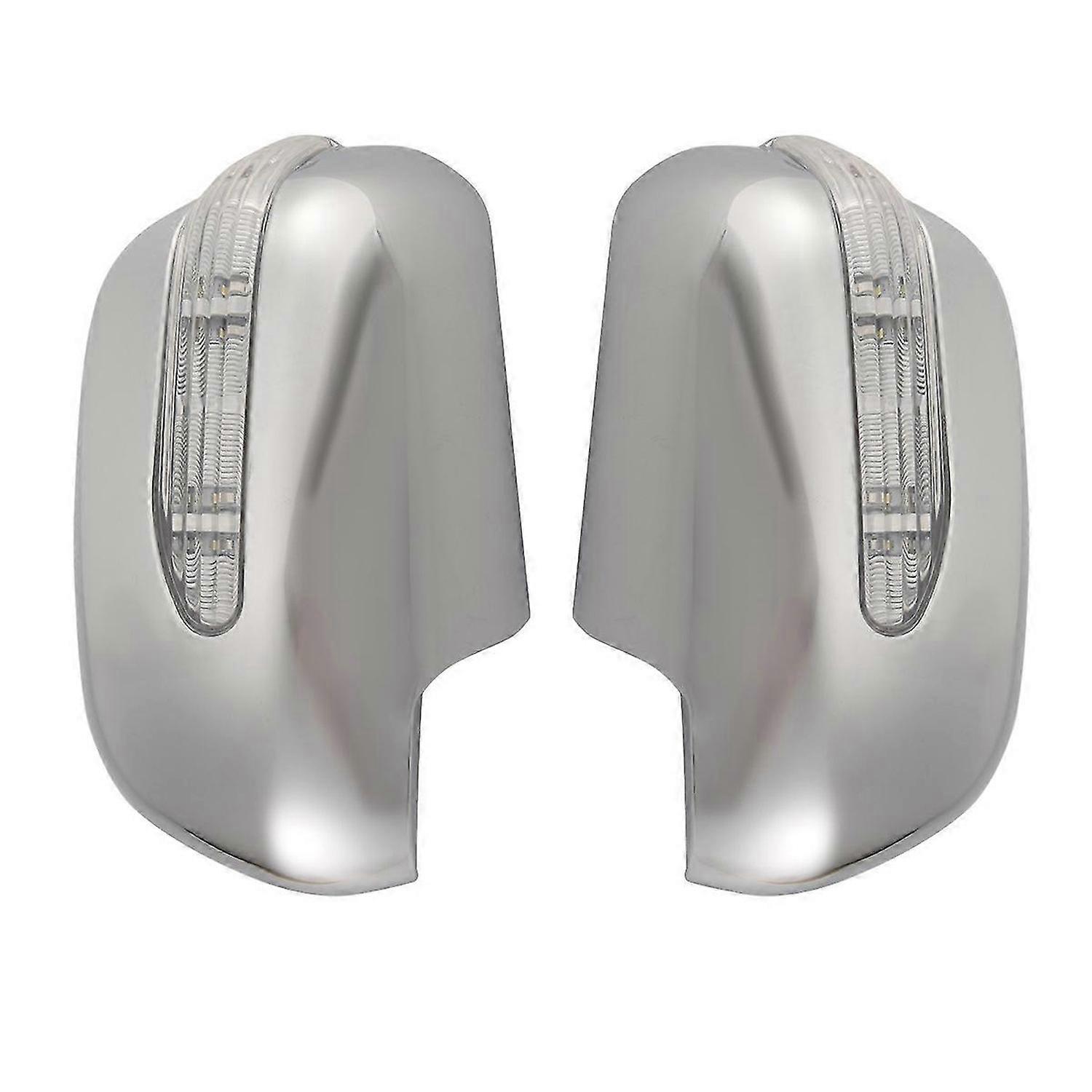 Car Reversing Mirror Cover LED Rearview Mirror with Light Side Mirror with Turn Signal for 2006-2014