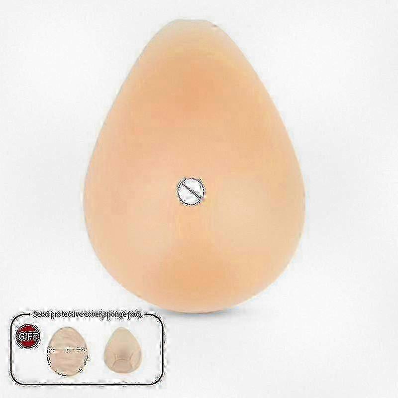 1 piece Teardrop Silicone Breast Forms for Mastectomy �C Large Artificial Breasts, Suitable for Breast Care Needs