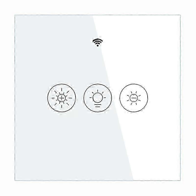 AUBESS Tuya Wifi Smart Wall Touch Sensor Switch LED Light Dimmer Switch Smart Life APP Remote Control Support Alexa Google Home