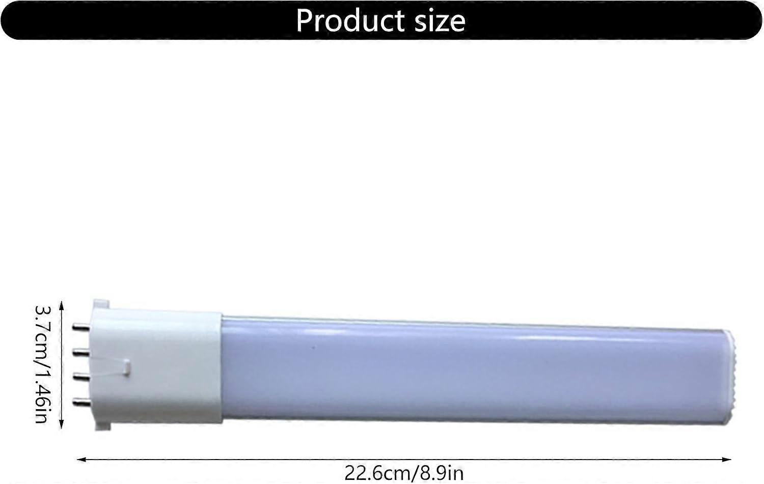 Lampe LED Tube 8W 4 Broches 2G7 2GX7 85-265V - Lumière Horizontale Économie D'Énergie