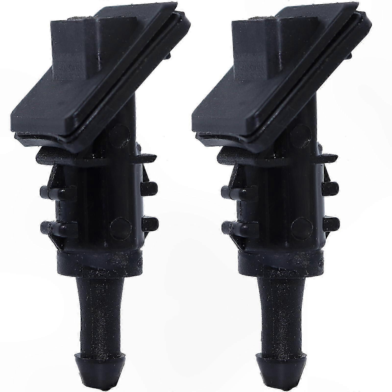 Front Windshield Washer Nozzle Set for Select Vehicle Models 2006-2009 Water Spray Jet Replacement Parts 2Pcs