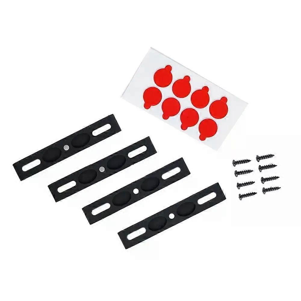 1 Set Frameless License Plate Mount Weather-Proof Frameless License Plate Frame Car Tag Frame For Front and Rear Car Tags