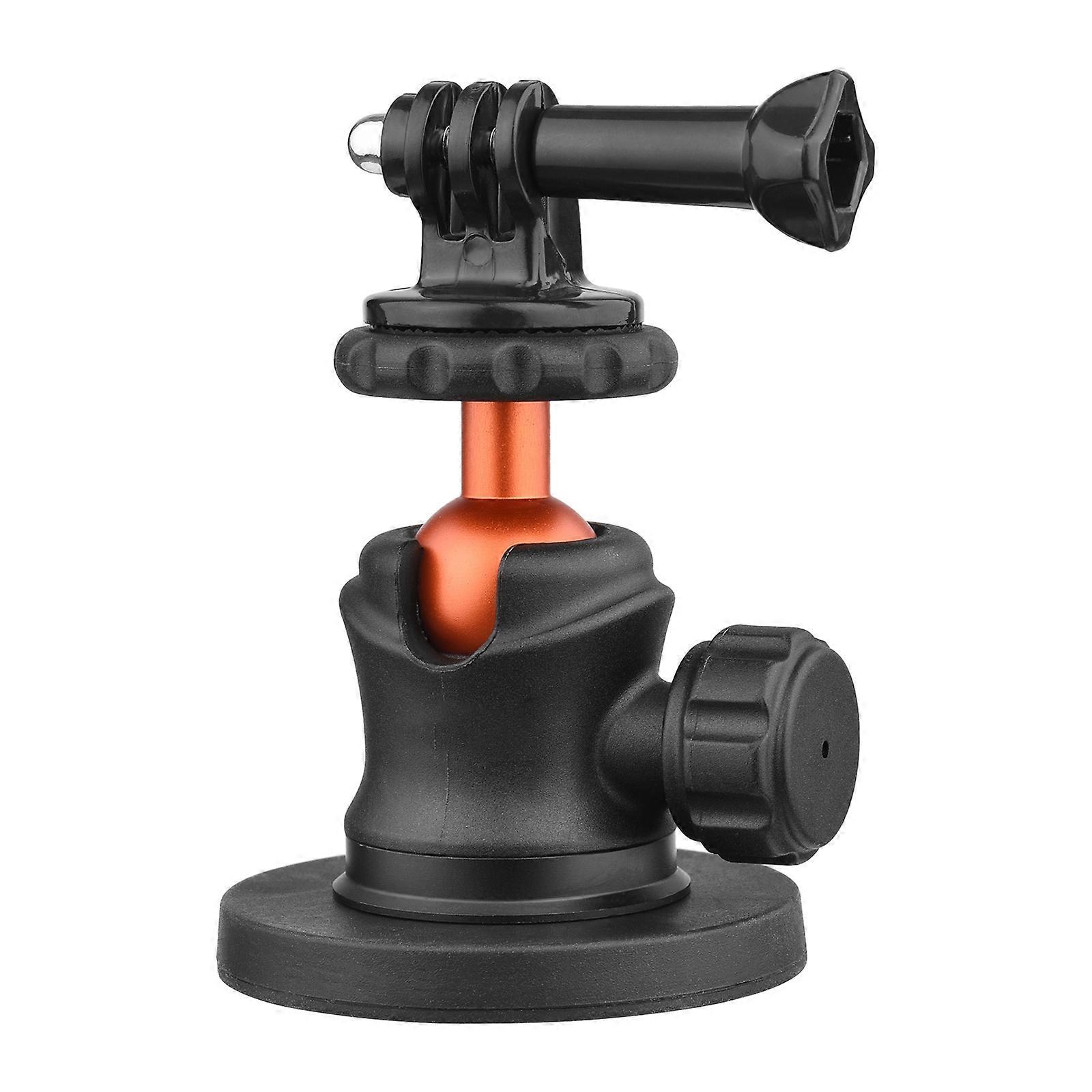 UURIG BH-07 Mini Ball Head Camera Tripod Mount 1/4 Inch Screw with Magnetic Base Adapter for DJI GoPro Insta360 Action Cameras