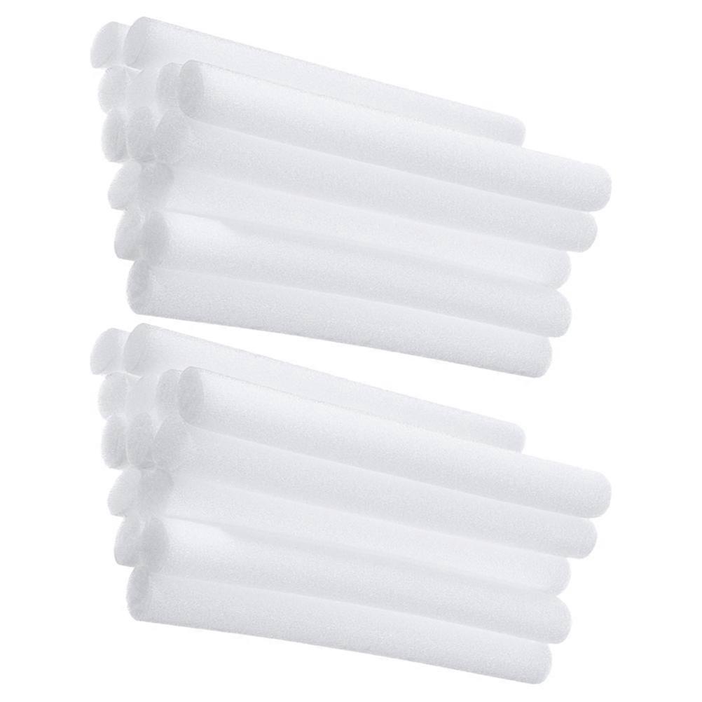 White Foam Sofa Slipcover Grip Foams for Furniture Protector 2Pcs Set