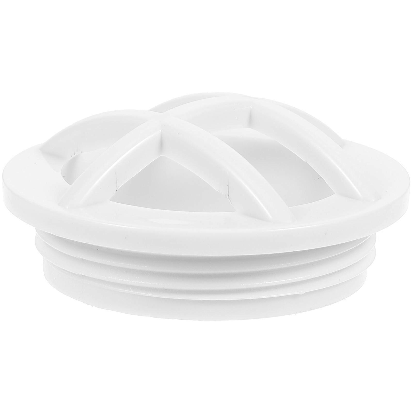 Professional Inlet Strainer 2Pcs Pool Accessory Inlet Grating 5.5X5.5Cm Durable White Safety Grating Physical Harm Prevention