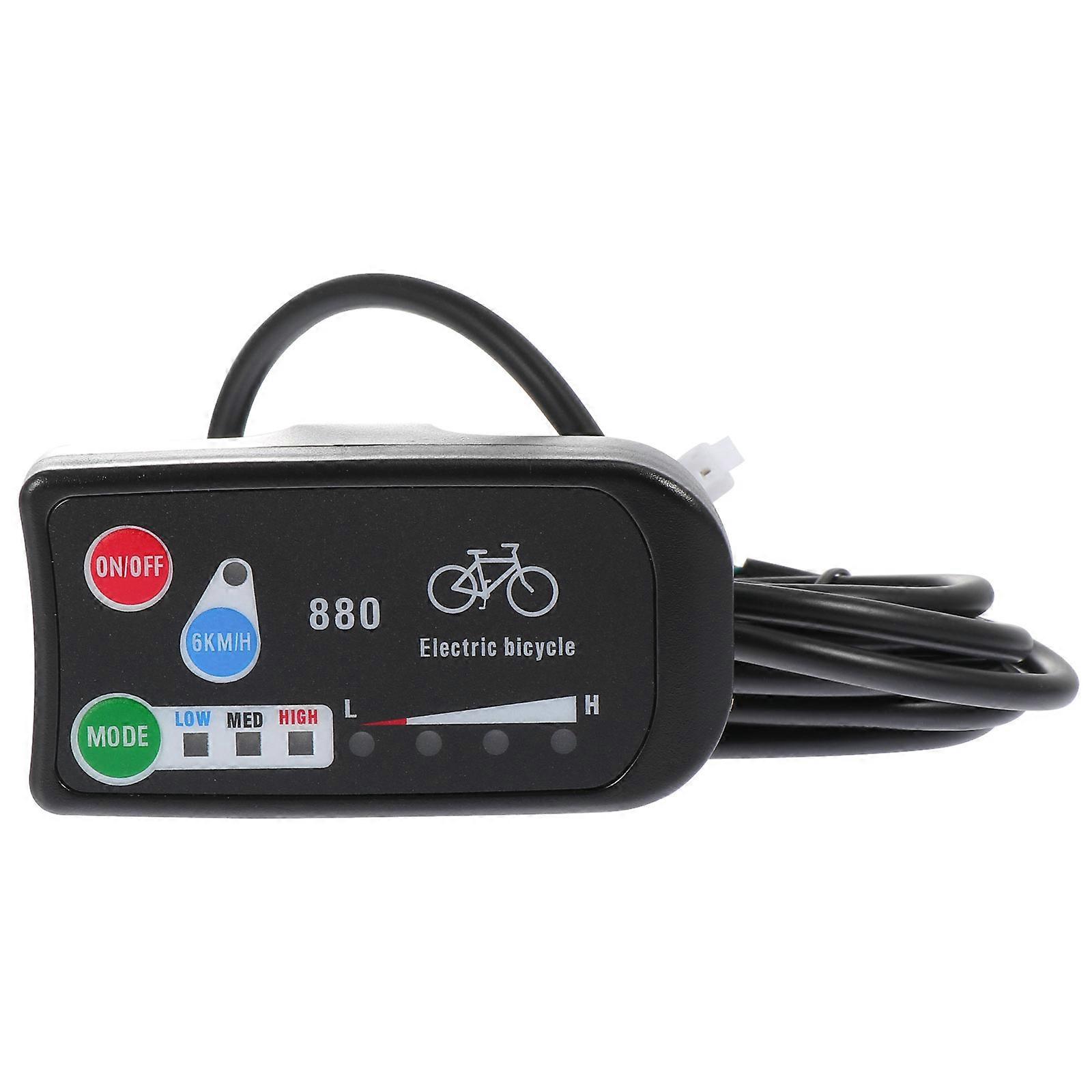Electric Bike Display Parts for Controller Black Handle Bar 8Pcs