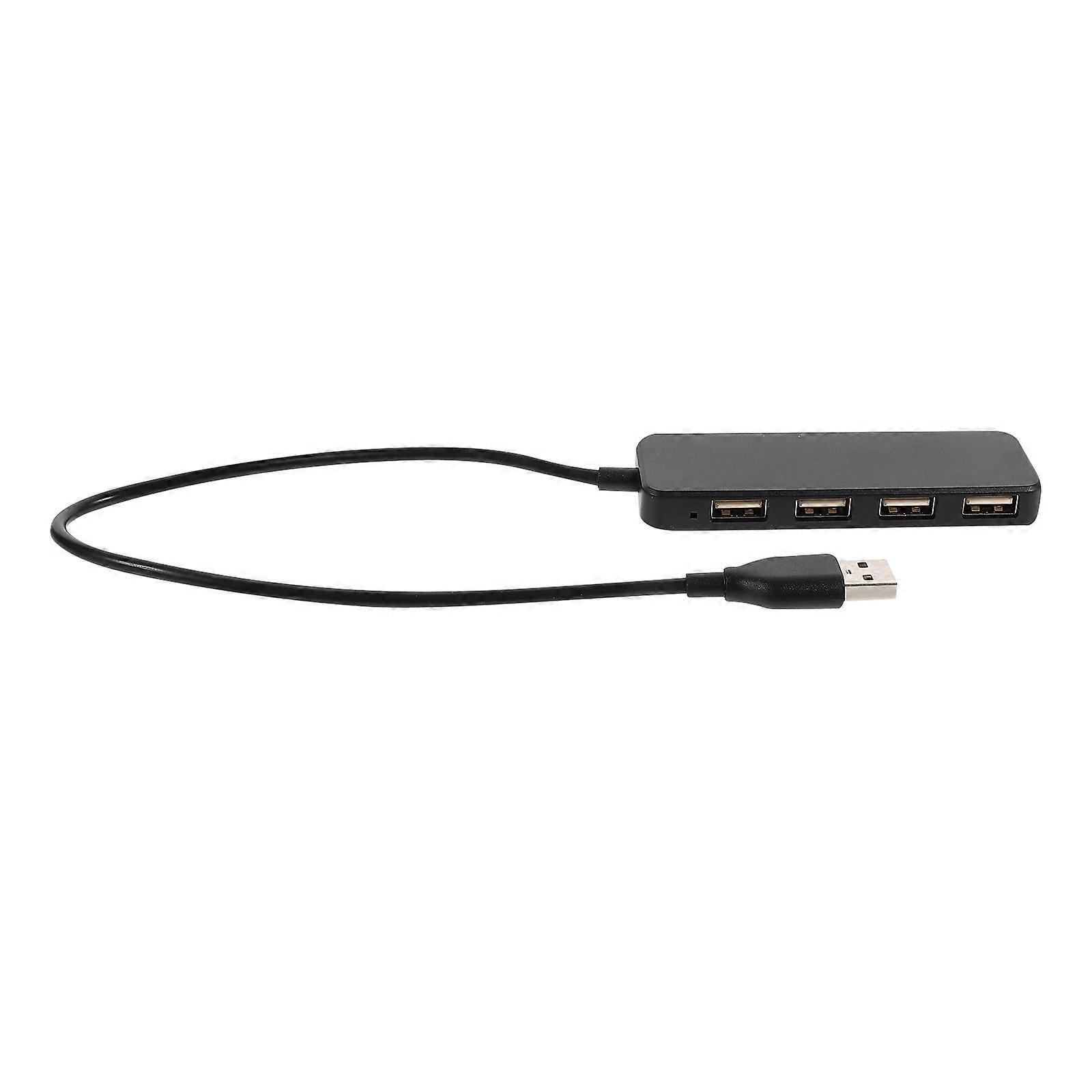 High Speed USB 2.0 4 Port Hub Compact Data Splitter Designed For Professionals Office Work 2Pcs
