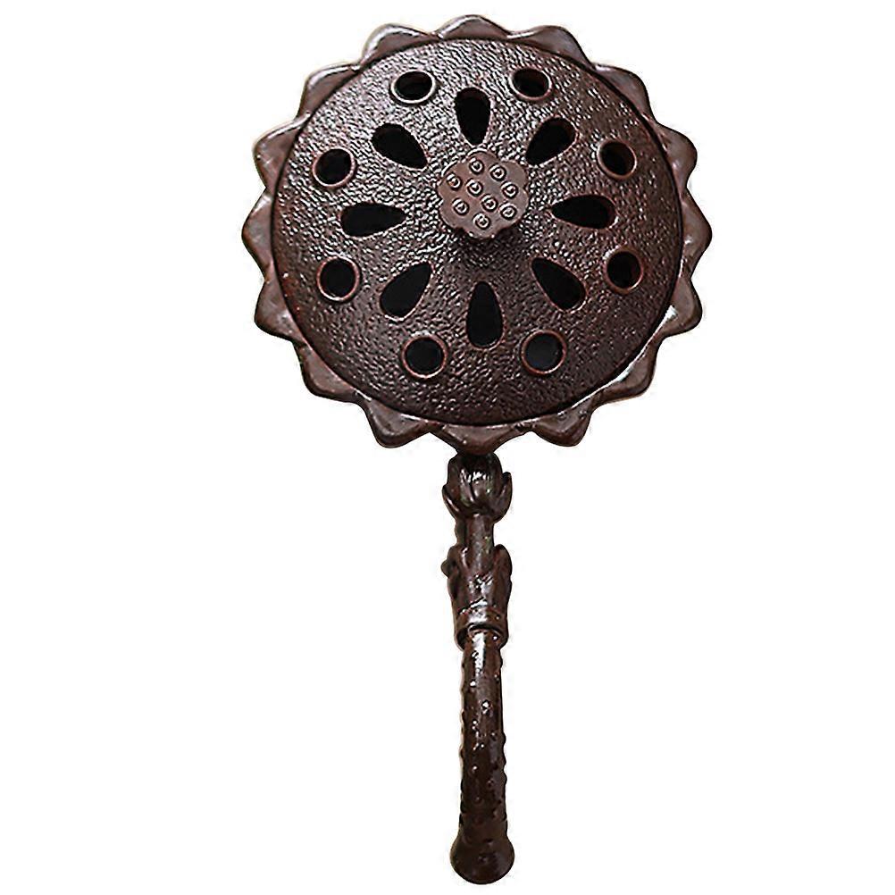 Decorative Incense Holder 3Pcs Zinc Alloy Aroma Diffuser Suitable For Home Gift Giving Dark Brown Rectangular Elegant Style Fragrance Release