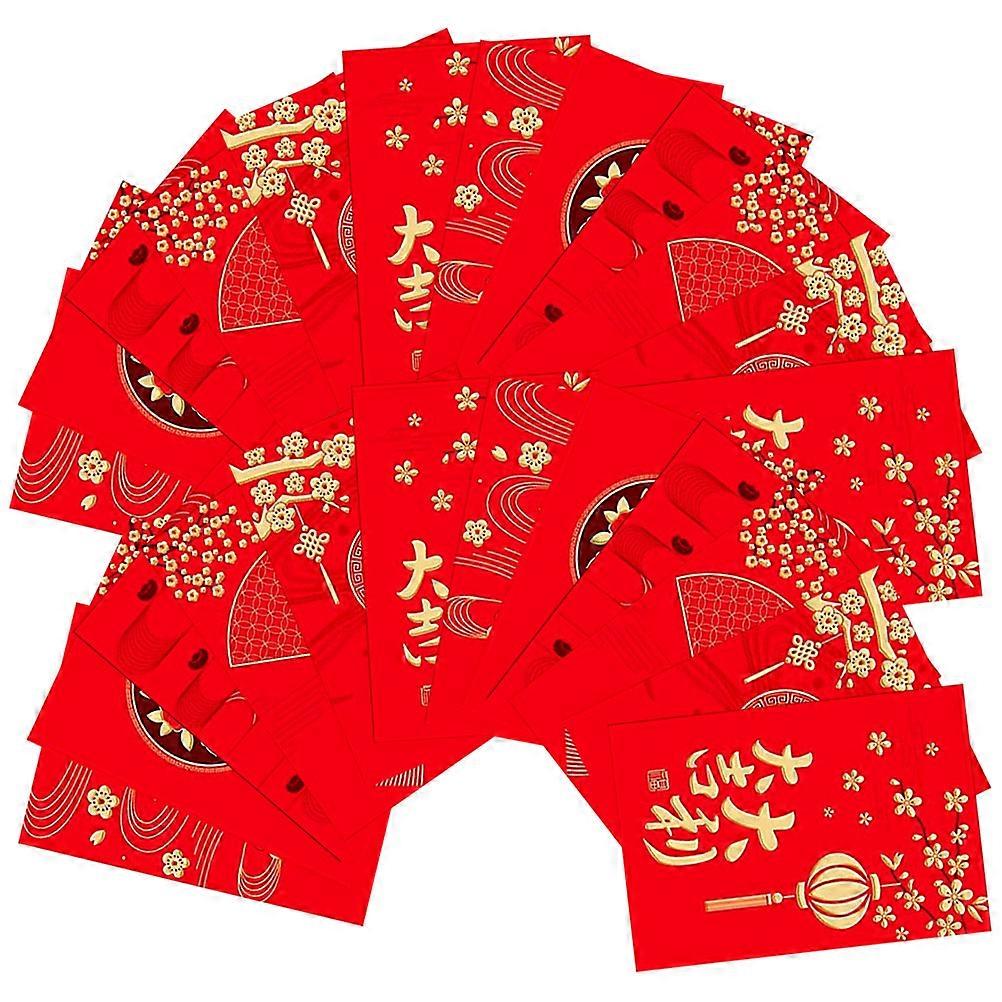 Chinese Paper Red Envelope Red Packets for New Year 180Pcs