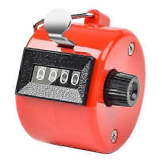 Handheld Tally Counter 4-Digit Number Clicker Counter Coaching Knitting Fishing Golf Sports Event Hand Mechanical Pitch Counter 2025