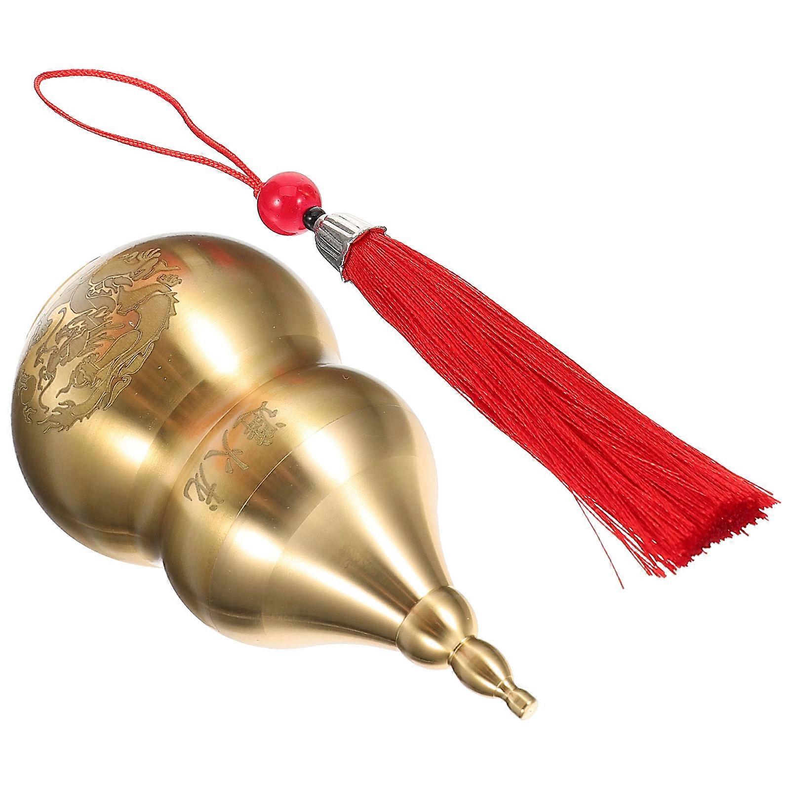 2Pcs Openable Brass Gourd Statue Gift For Housewarming Decoration