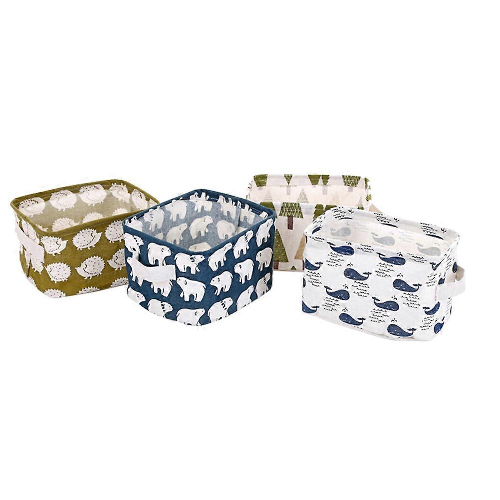 8 Pcs Rectangular Storage Baskets Desktop Organizers For Office And Study 20x12x16cm Strong Structure And