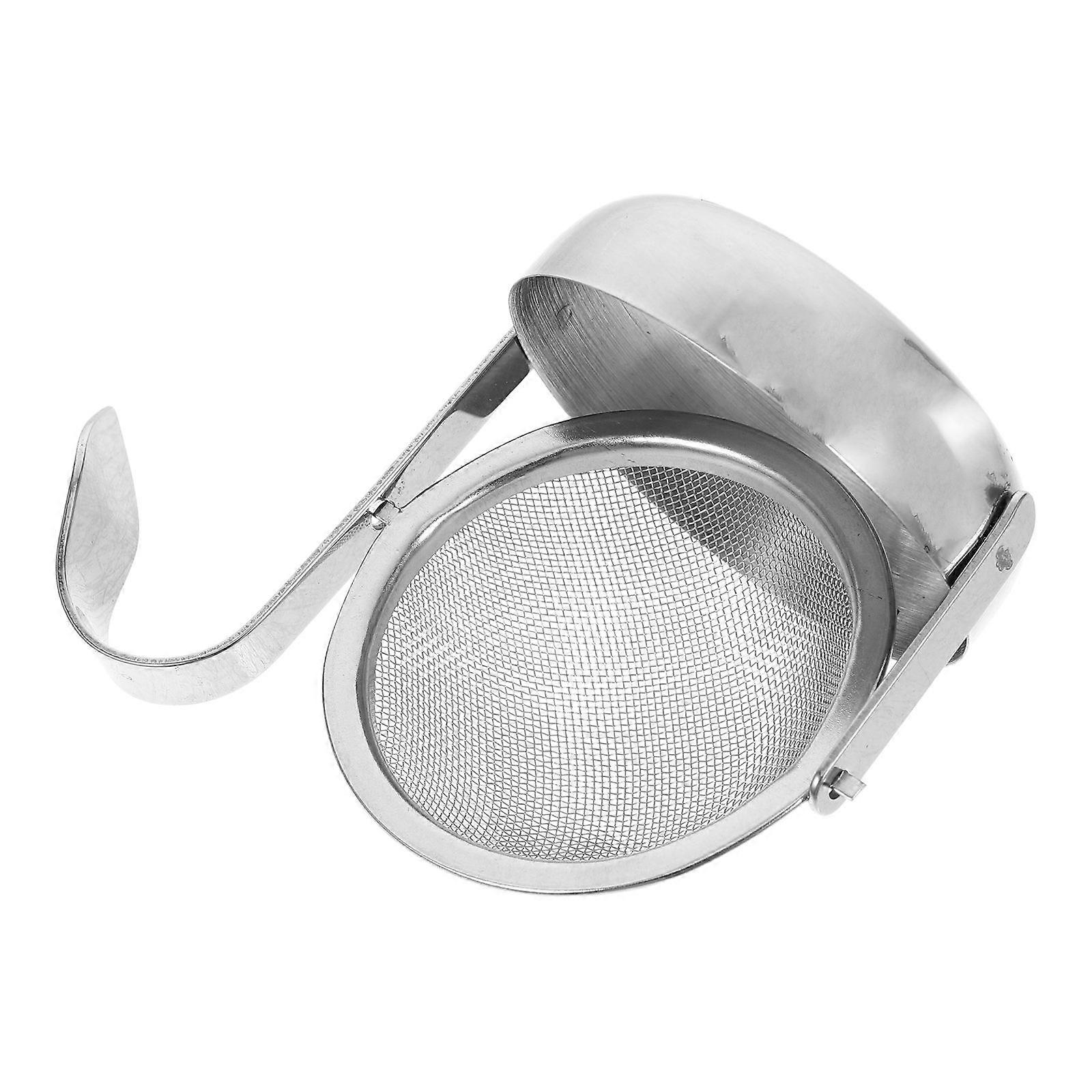 Tea Strainer Fine Mesh Tea Filter for Brewing 2Pcs Stainless Steel Silver