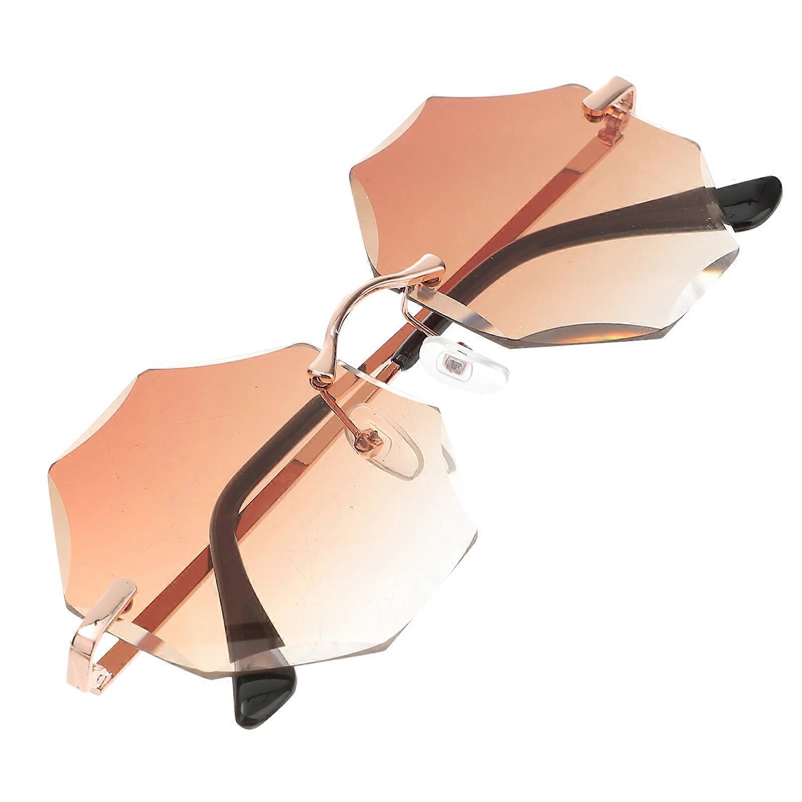 Frameless Sunglasses Rimless Sunglasses for Decoration 5Pcs Durable