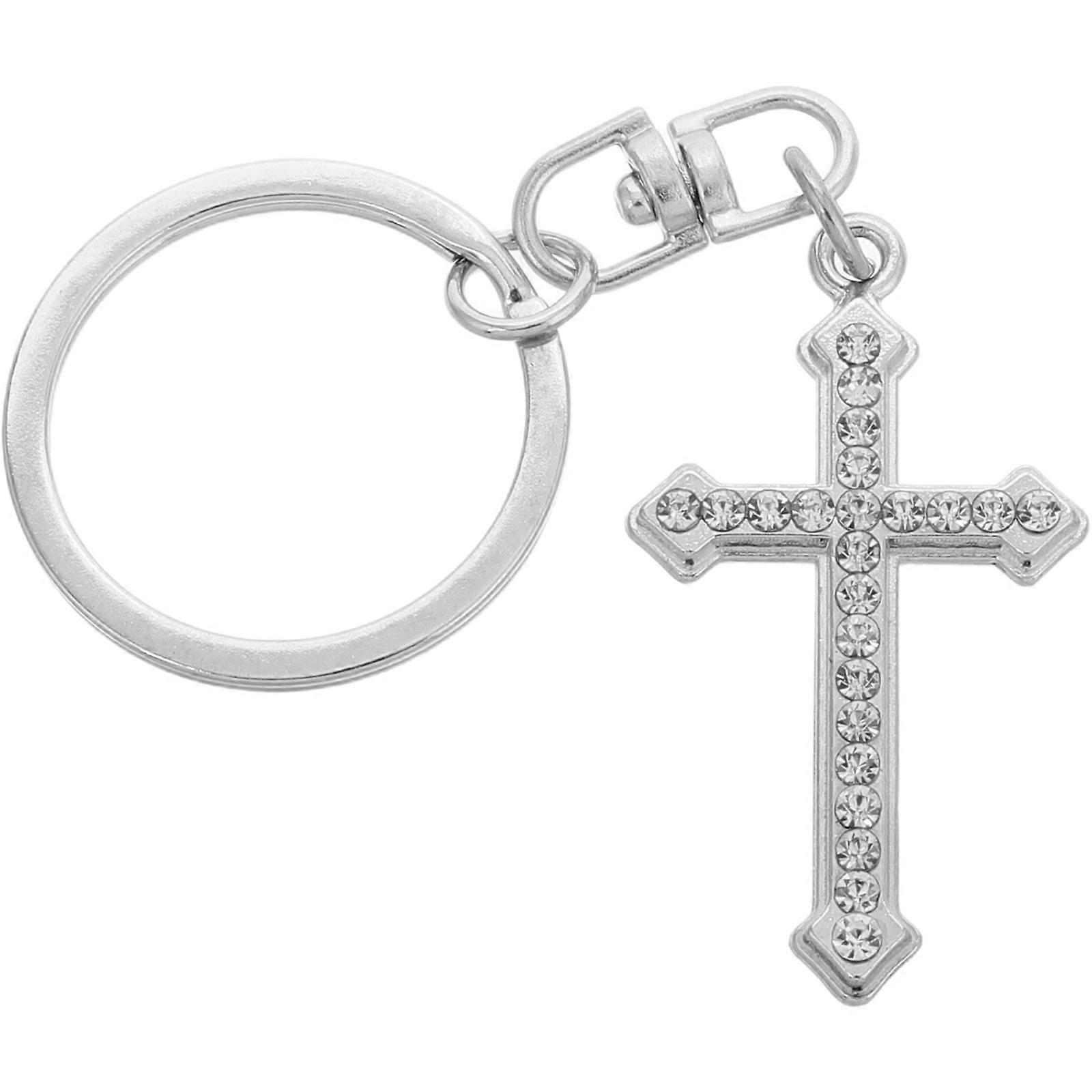 Funny Keyring 2Pcs Religious Blessing Keychain Elegant Design Suitable For Handbags Backpacks Special Souvenir For Parties